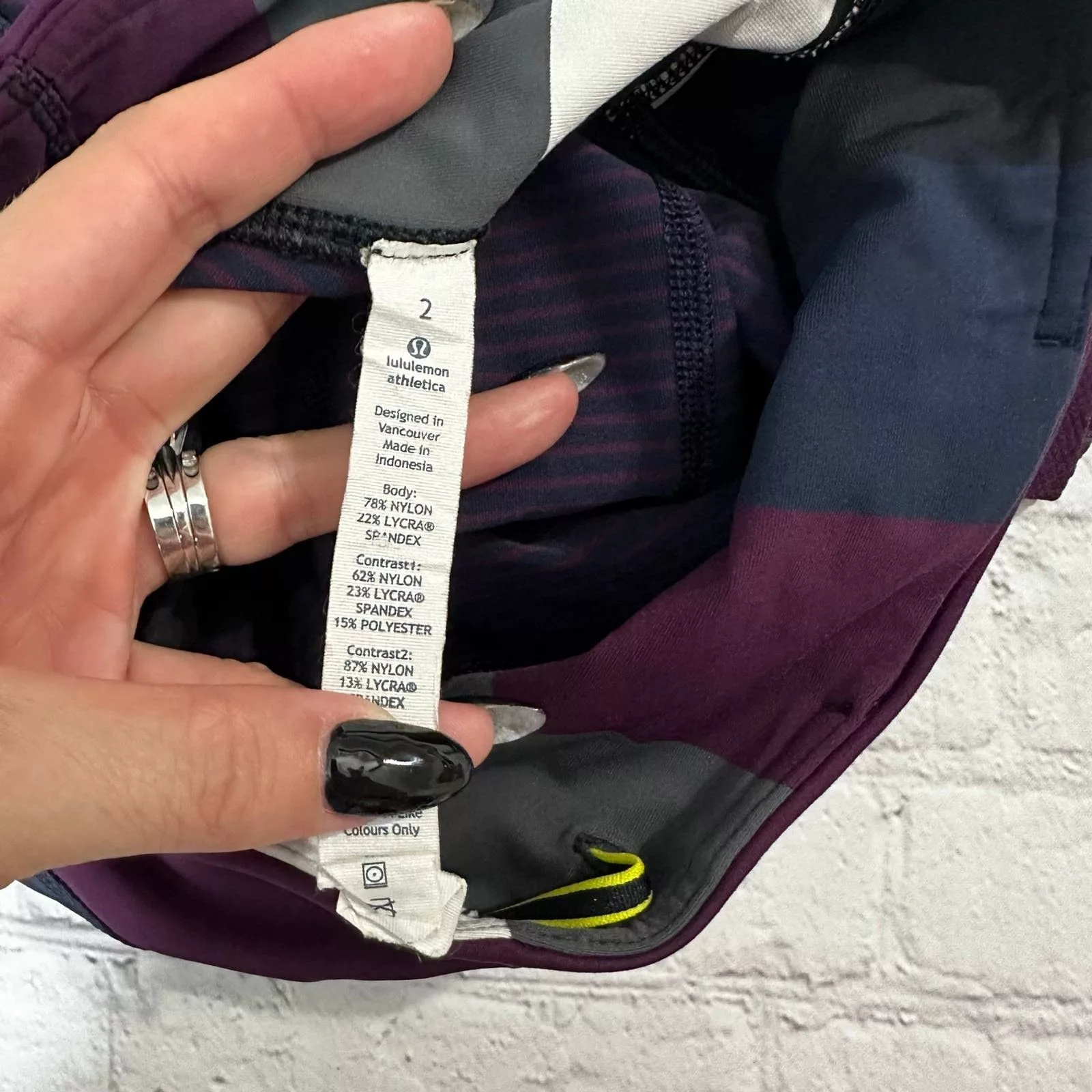 lululemon leggings size 2 Purple