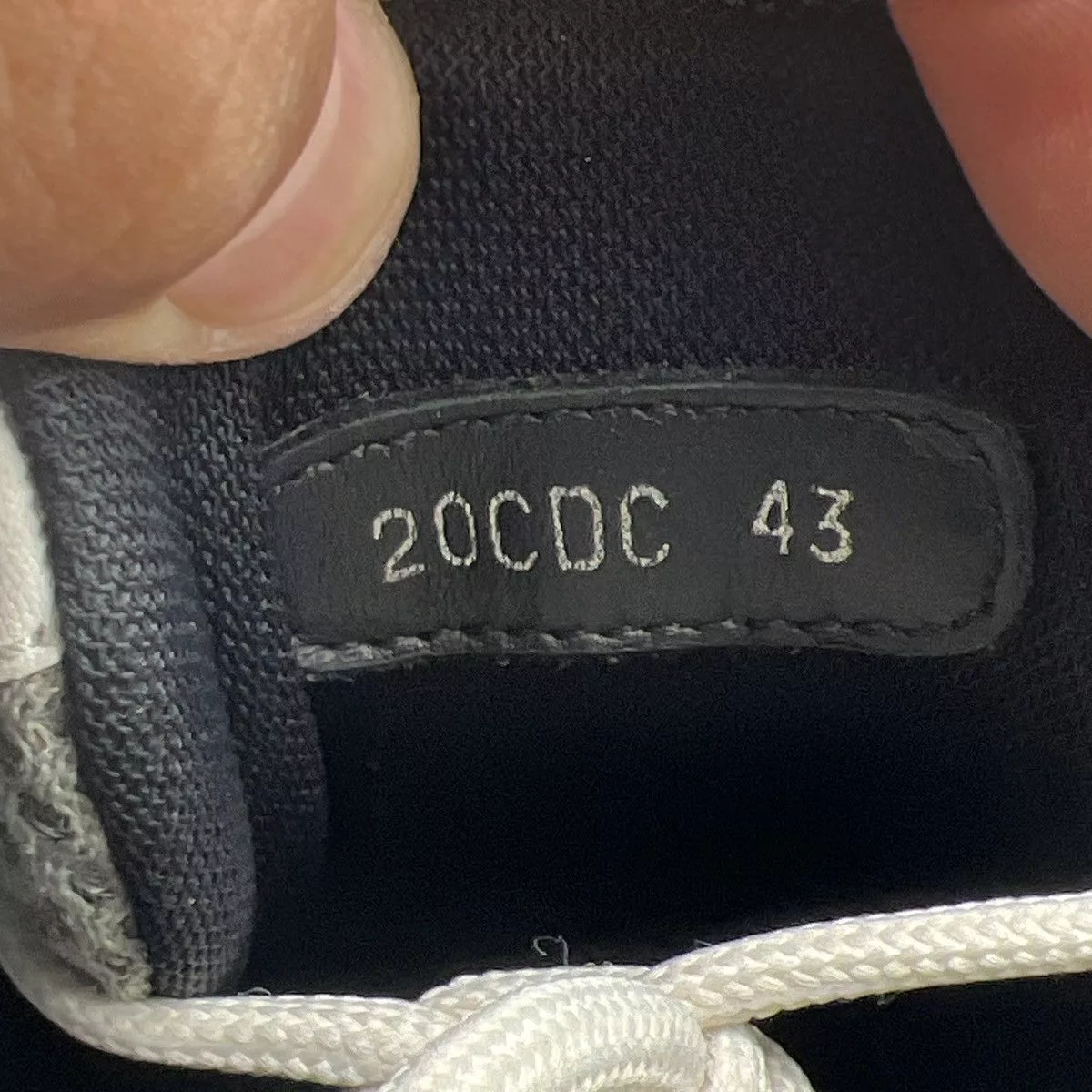 Dior Low Top Sneakers Dior b22 white orange