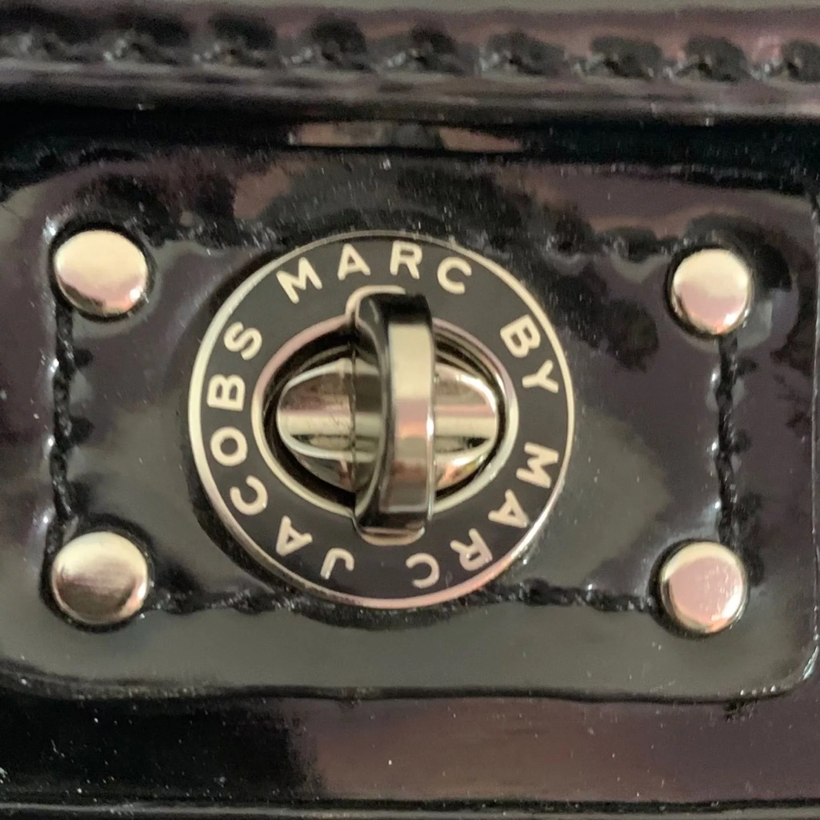Marc by Marc Jacobs Clutches Marc by Marc Jacobs Black Patent Clutch
