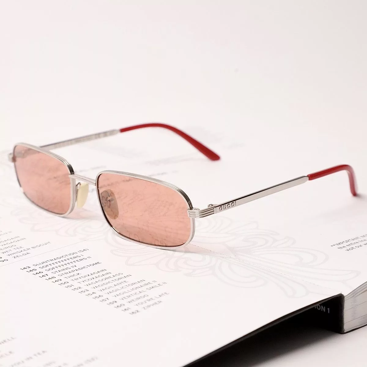 Gucci Sunglasses GUCCI GG1457S SUNGLASSES Silver