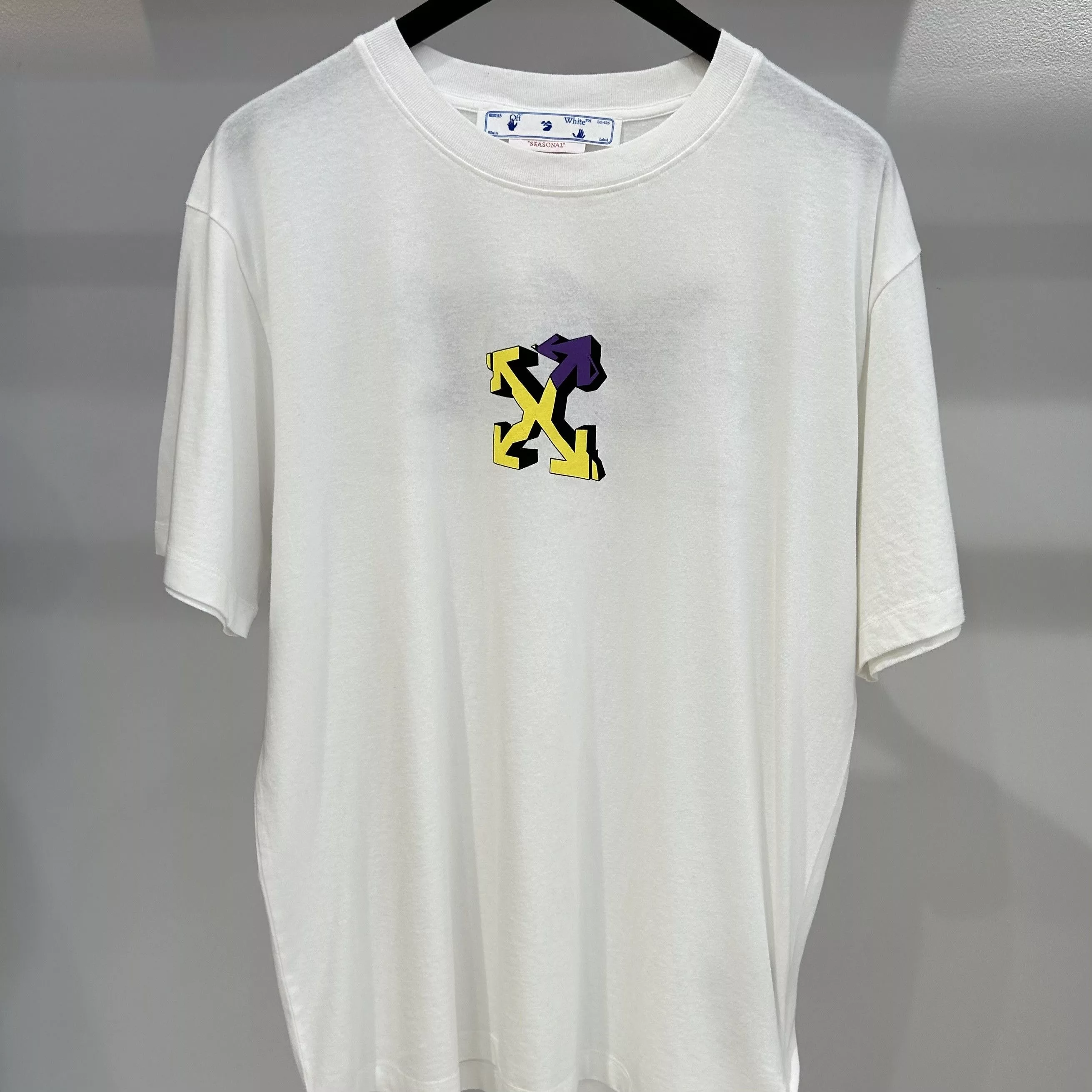 Off-White Short Sleeve T Shirts Off-White Wizard Graffiti Tee