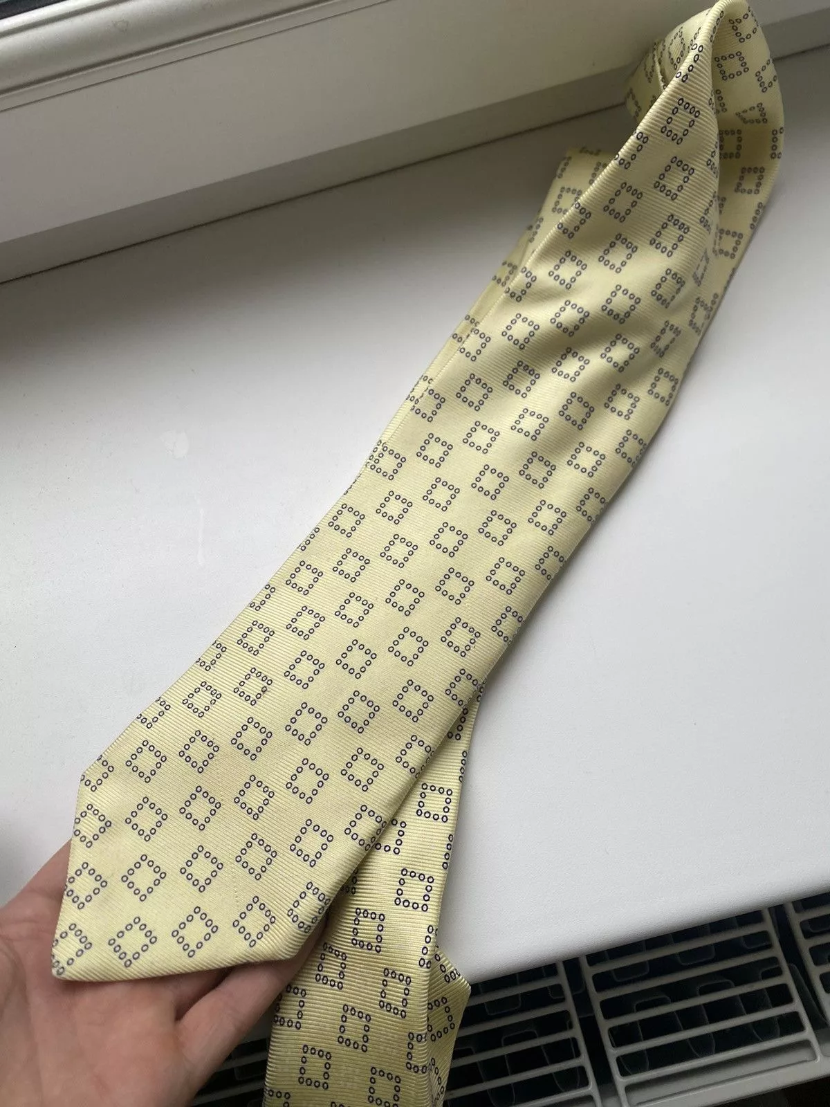 Designer Ties Pocketsquares Designer × Kiton Kiton Tie Luxury Yellow