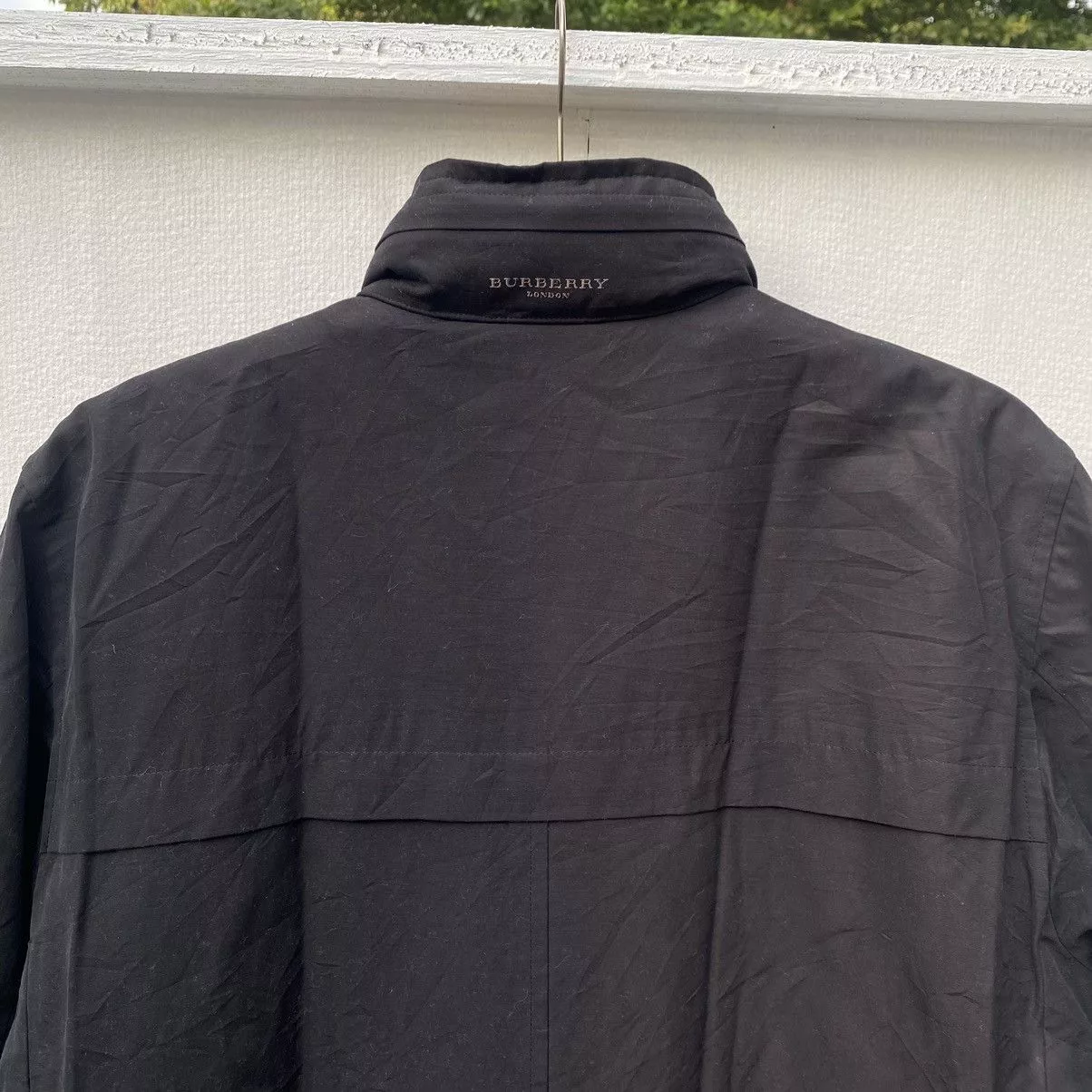 Vintage Burberry Parkas Jacket Black