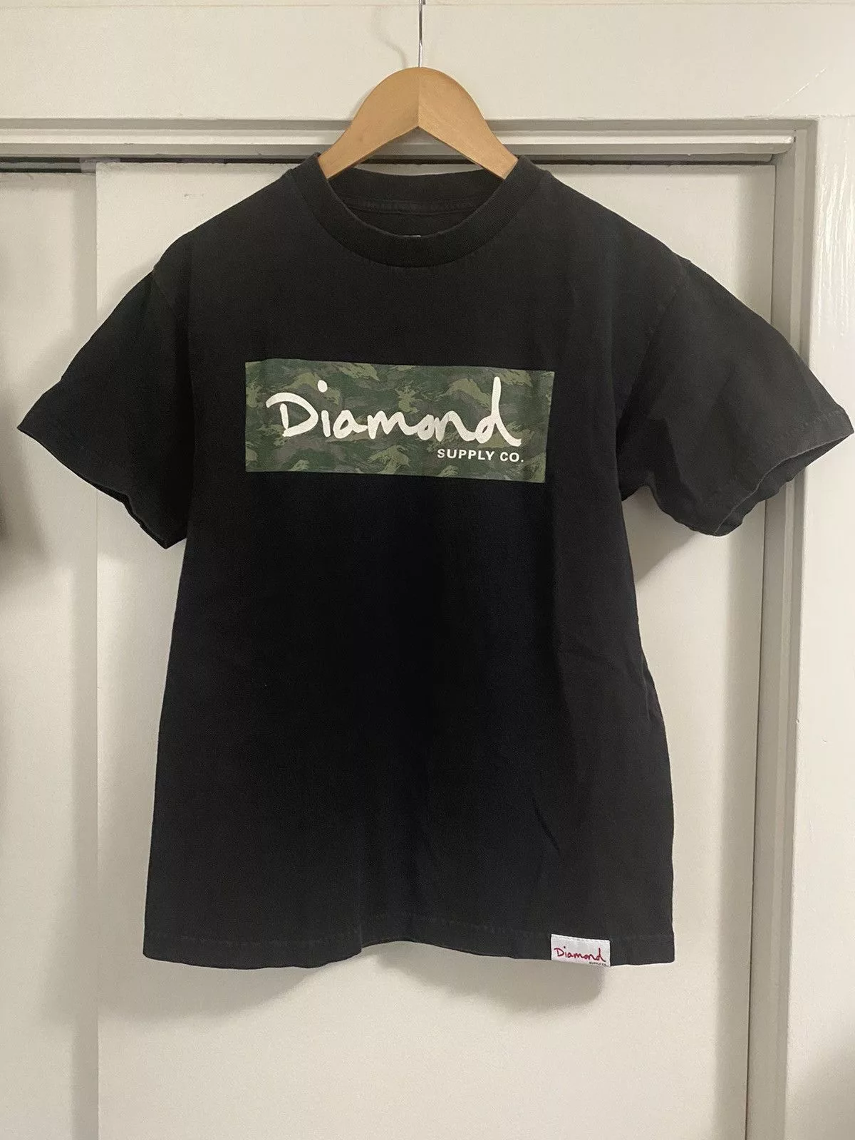 Diamond Supply Co. Short Sleeve T Shirts Vintage Diamond Supply Co. Box Logo T-Shirt Black