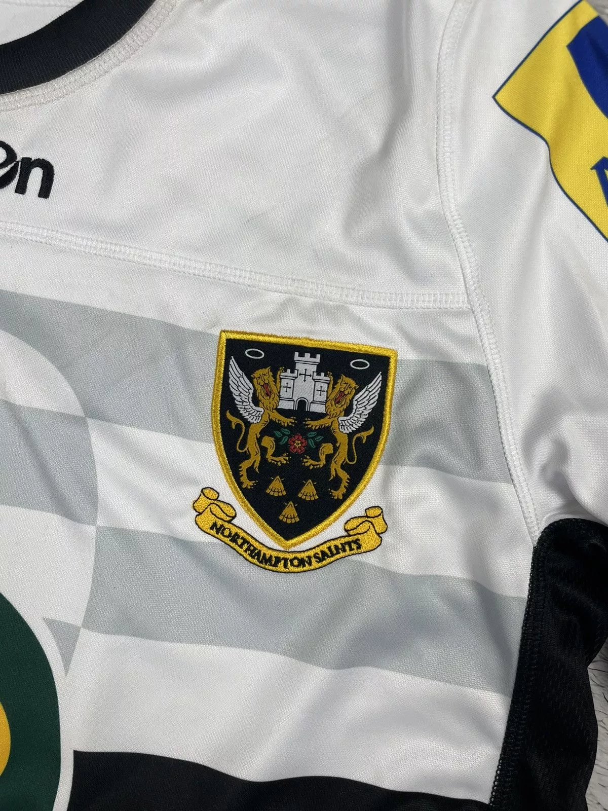 Macron Jerseys Macron × Vintage Vintage Northampton Saints Macron Rugby Team jersey blokcore White