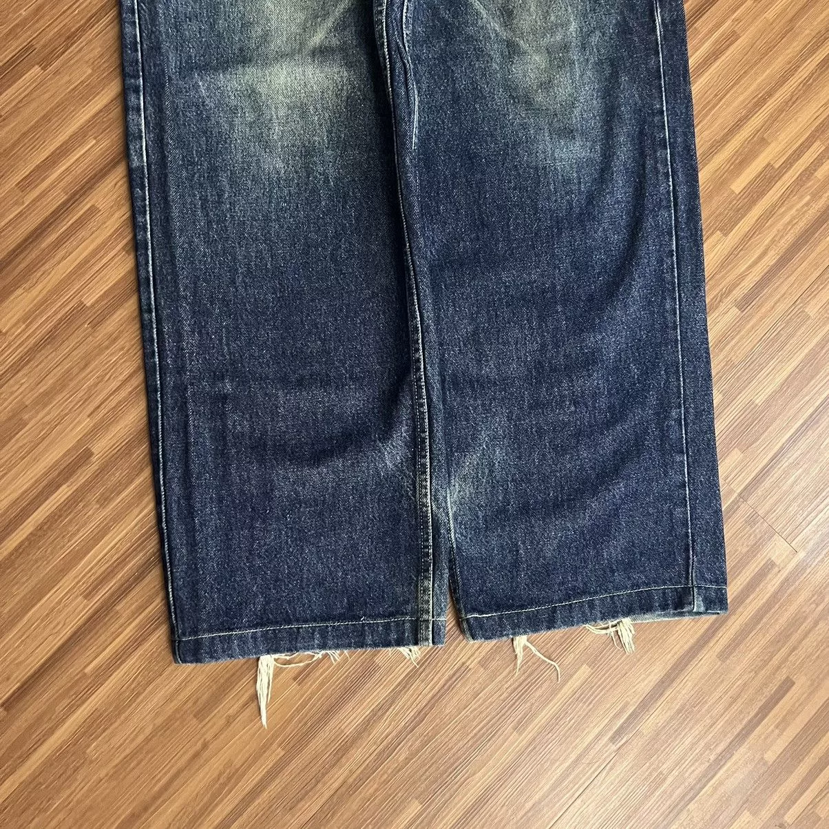 Avirex Denim “AVIREX” DISTRESS JEANS Blue Vintage
