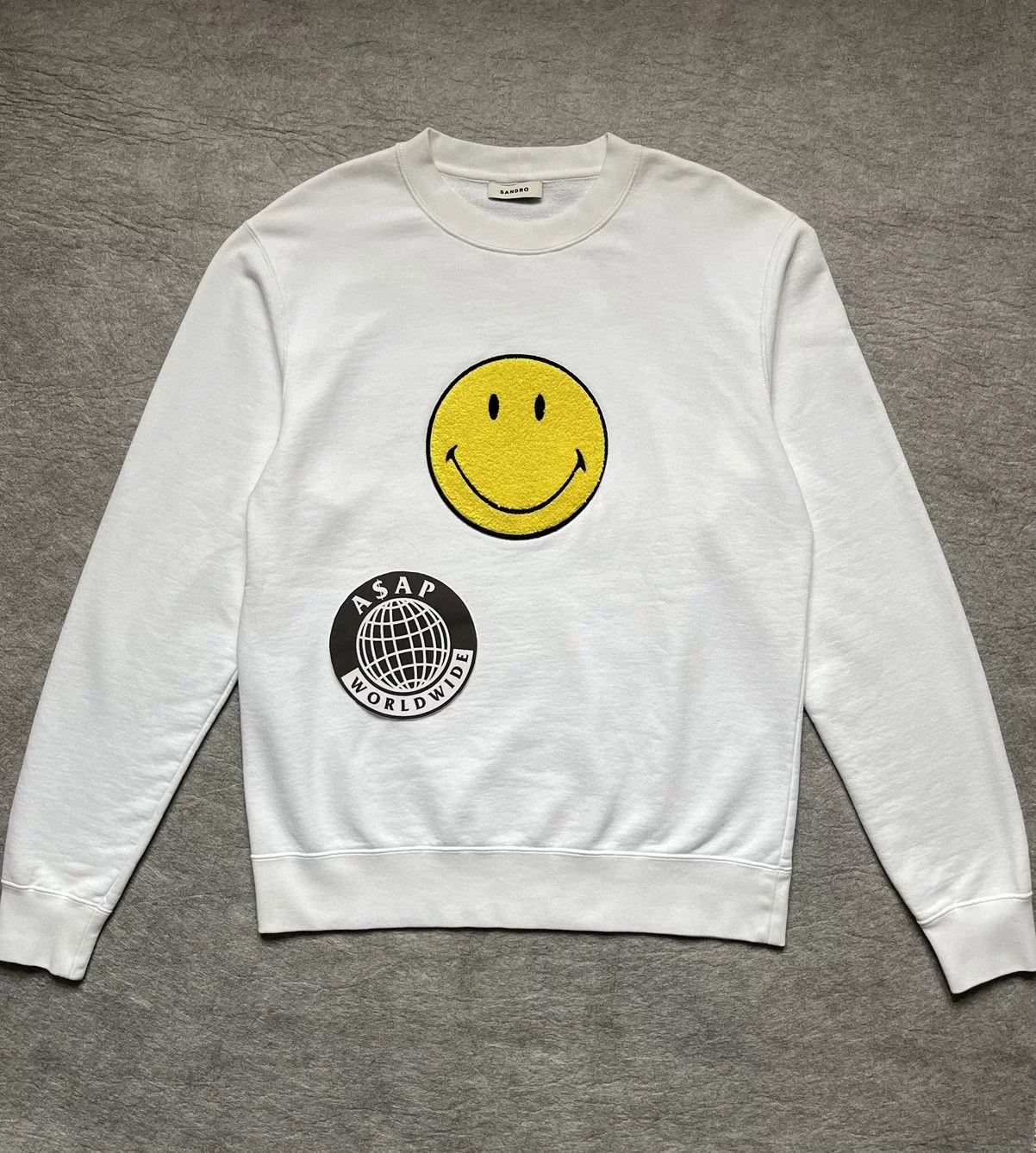 Sandro Sweaters Knitwear Sandro Smiles Sweater White