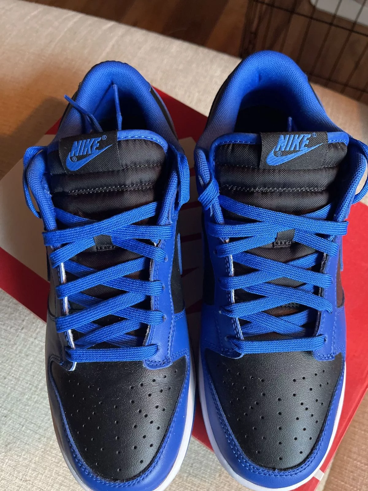 Nike Casual Leather Shoes Nike Dunk Low Retro Hyper Cobalt Multi