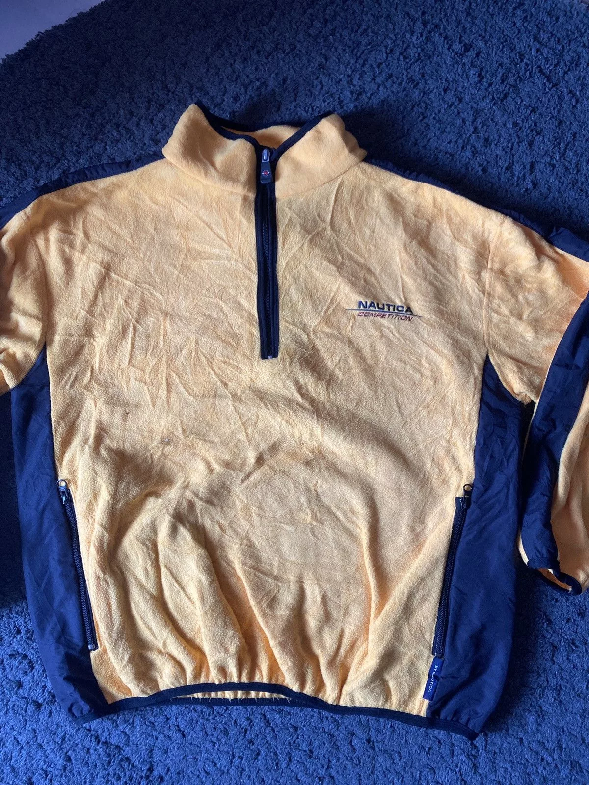 Nautica Light Jackets Nautica Fleece Half Zipper Yellow