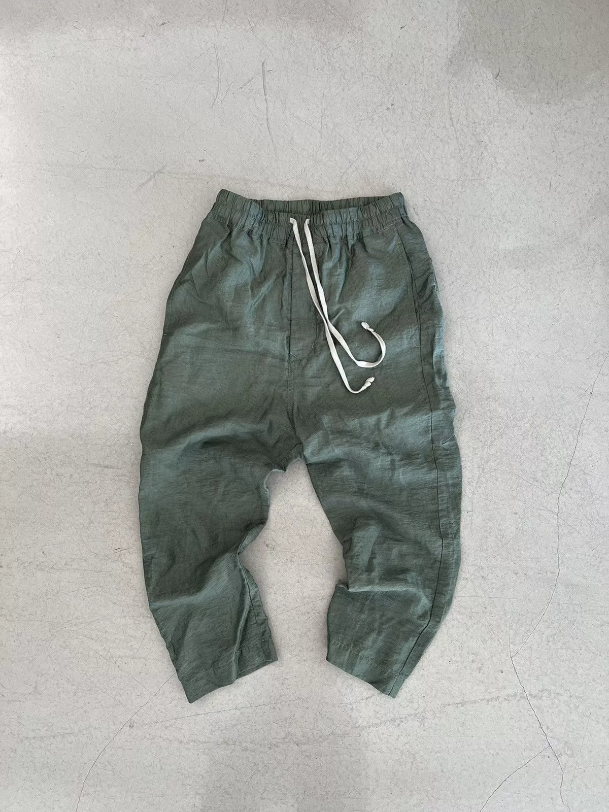 Rick Owens Cropped Pants Rick Owens “Edfu” SS23 Pants Green