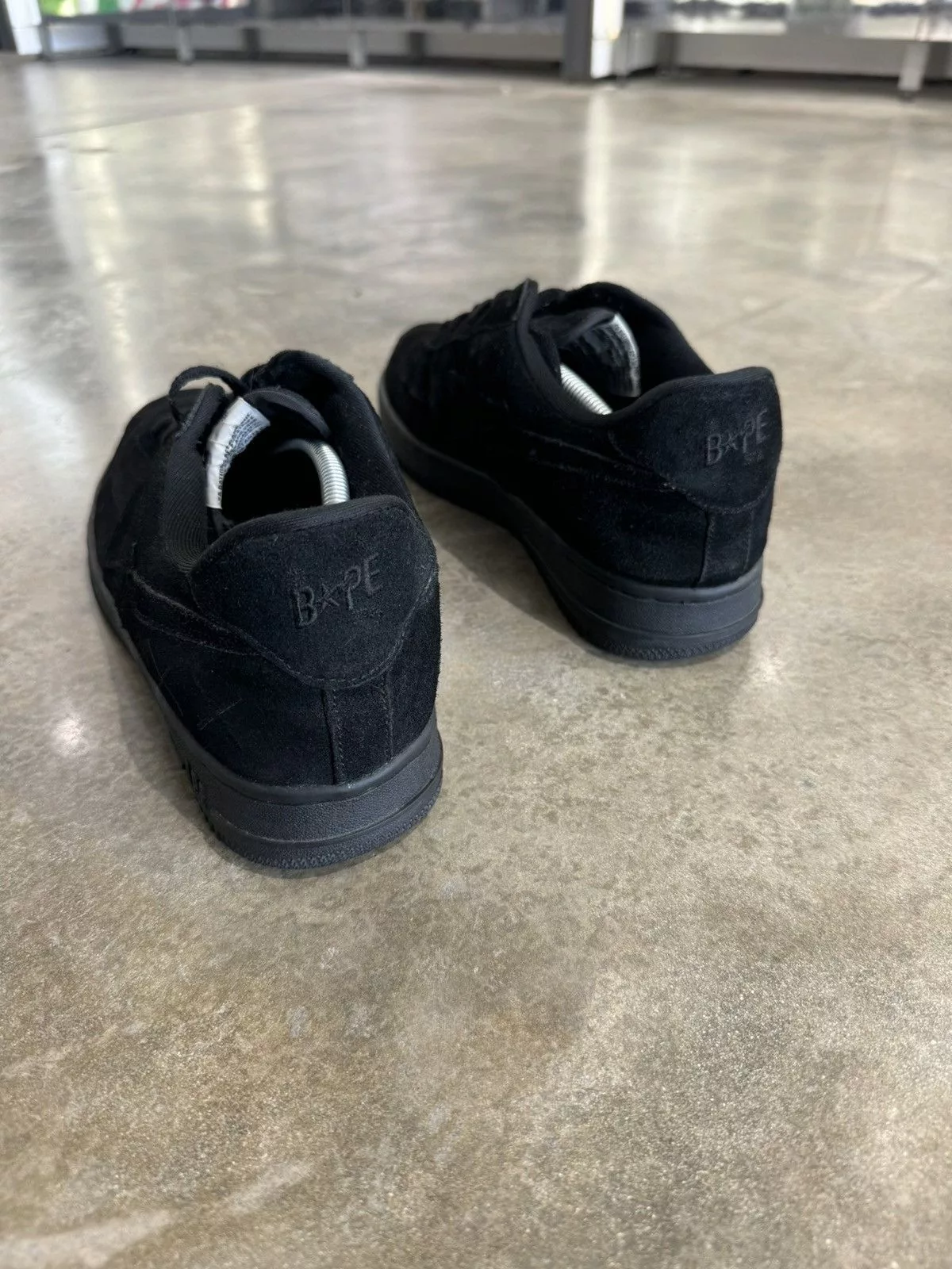 Bape Low Top Sneakers Bape x Kaws Bapesta Black