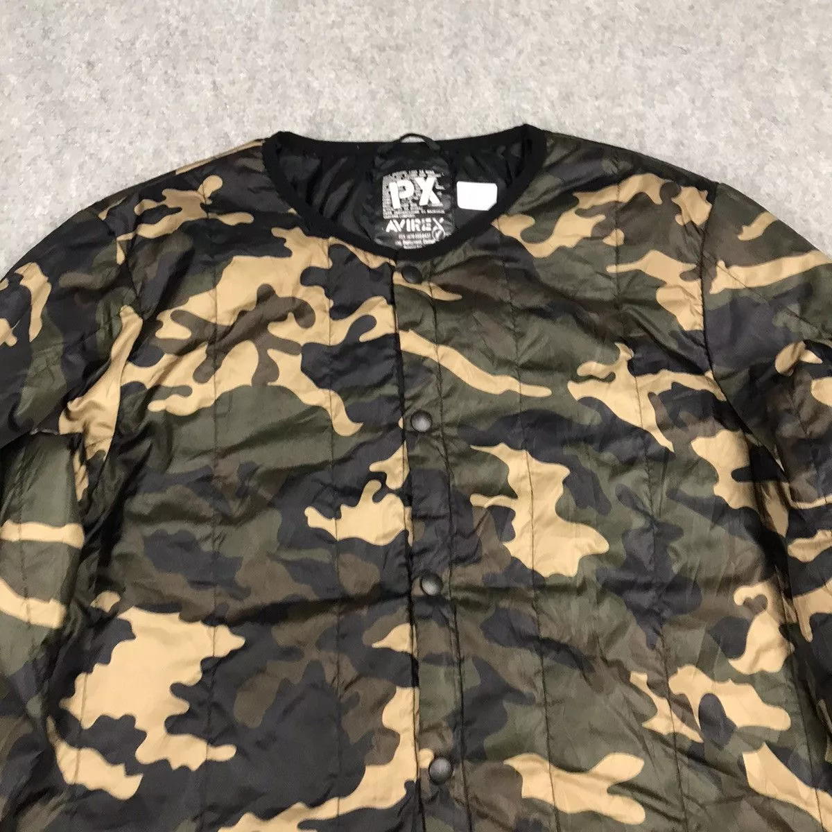 Avirex Light Jackets AVIREX CAMO SNAP BUTTON JACKET Multi