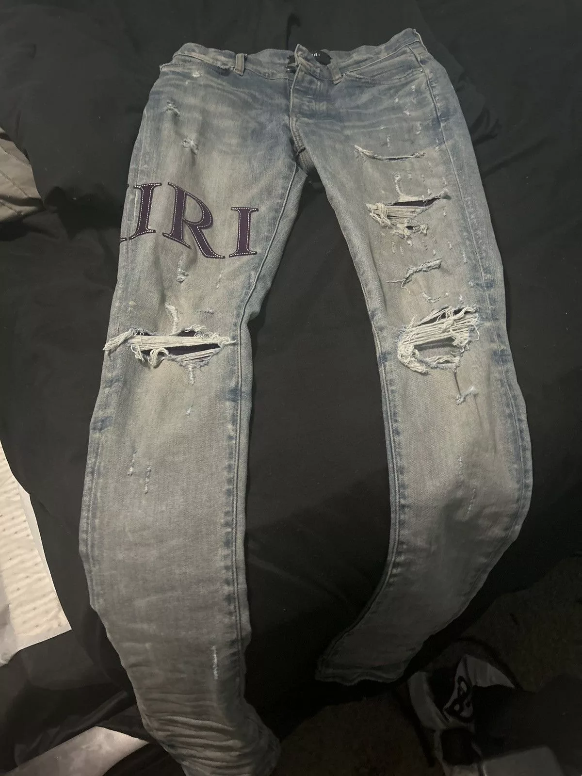 Amiri Denim Amiri indigo Serim Jeans Purple Blue
