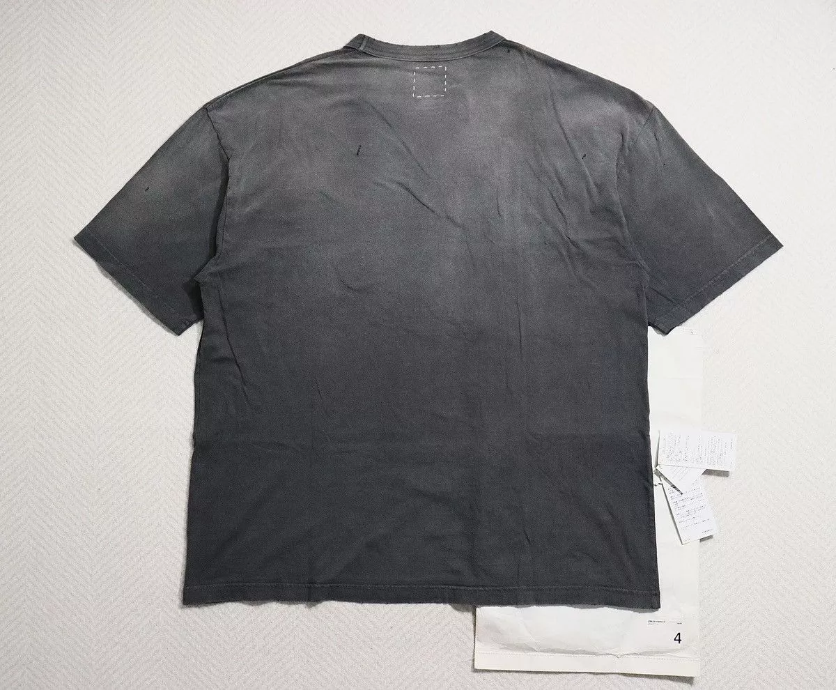 Visvim Short Sleeve T Shirts Visvim 22aw Jumbo Tee Crash，size5 Black