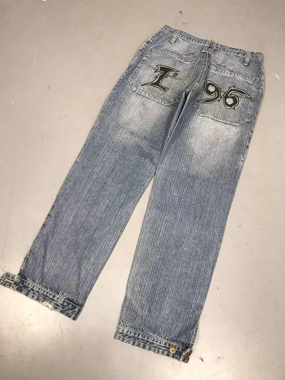 Vintage Denim Vintage pime 96 embroidered denim Blue