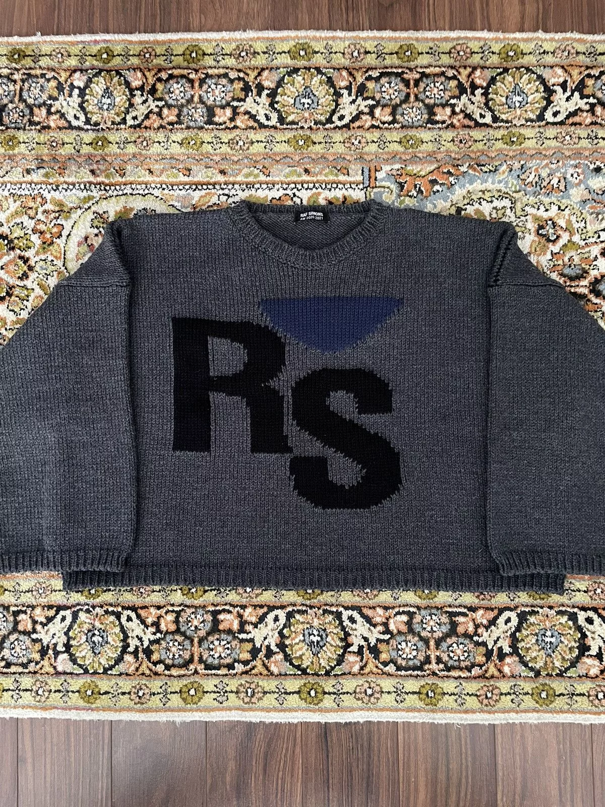 Raf Simons Sweaters Knitwear Raf Simons Intarsia-knit Gray