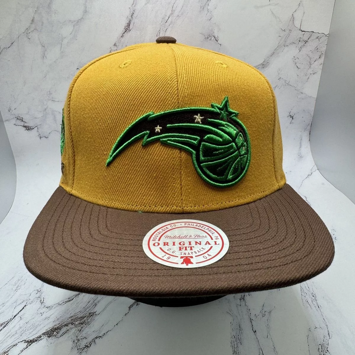 Mitchell & Ness Hats Orlando Magic Mitchell & Ness NBA 15th Anniversary Yellow