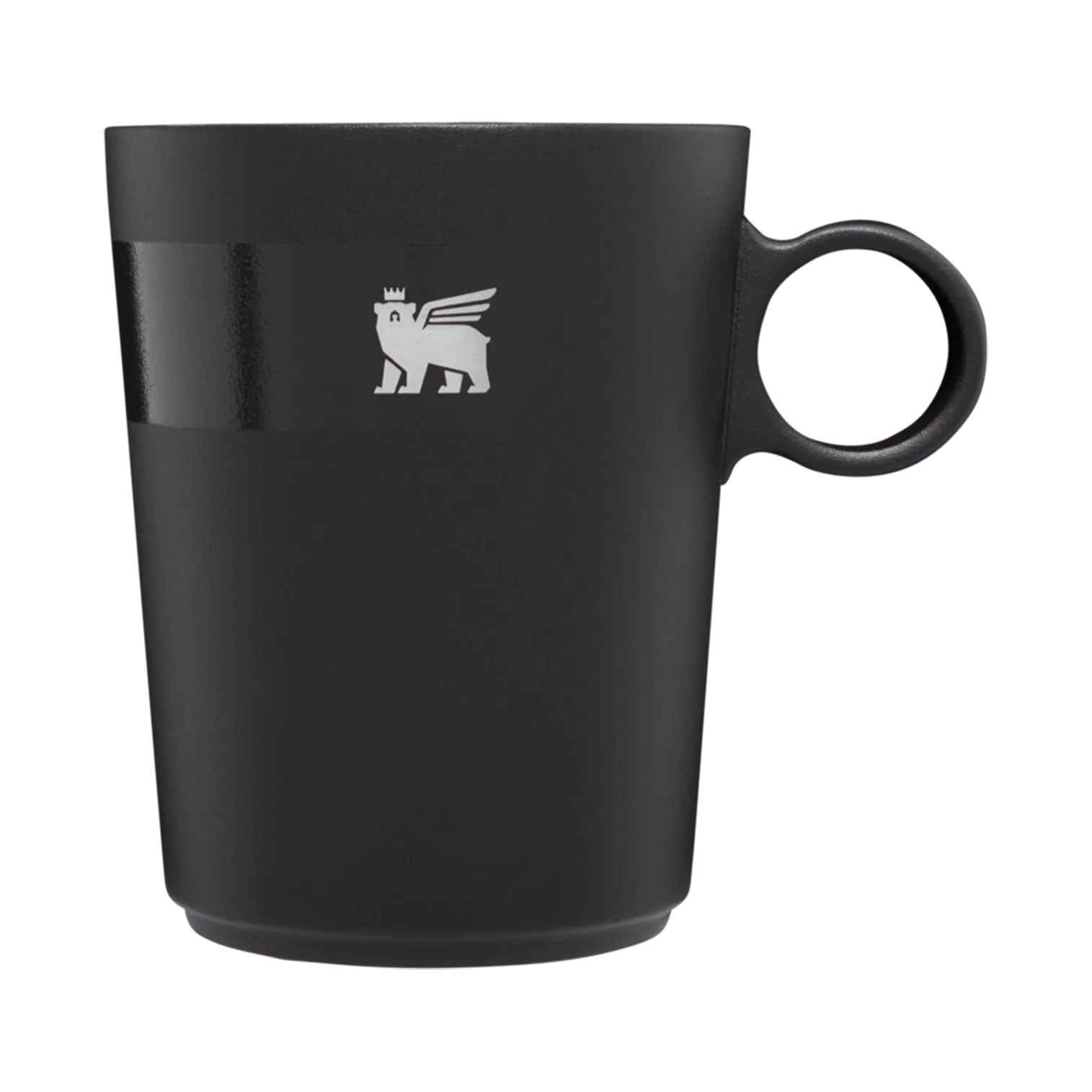 Stanley 10.6 OZ Cafe Latte Cup with Circular Handle in Matte Black