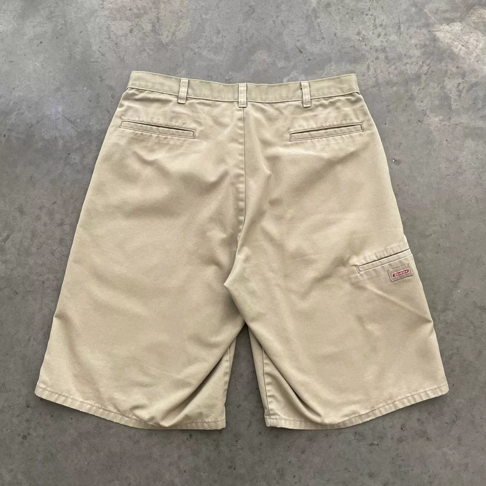 Dickies Shorts Dickies Khaki Flat Front Work Shorts Brown