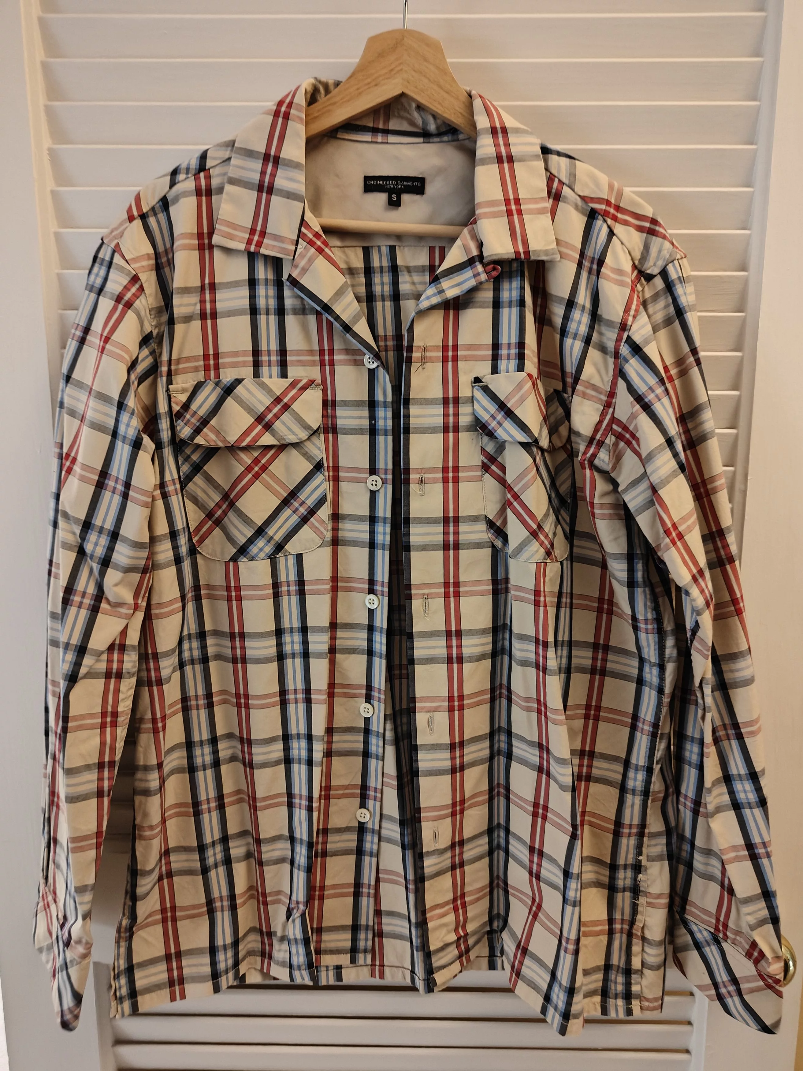 Engineered Garments Shirts Button Ups Engineered garments check shirt White