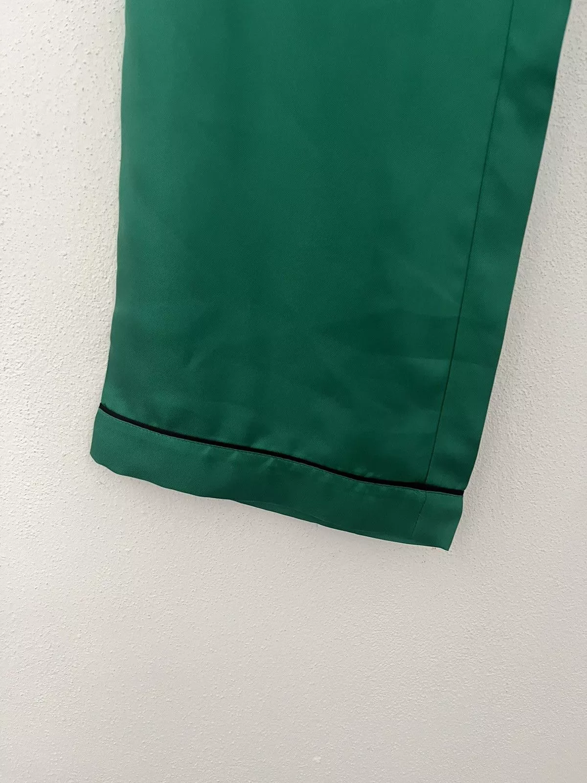 Prada Casual Pants Prada casual green silk pajama drawstring pants