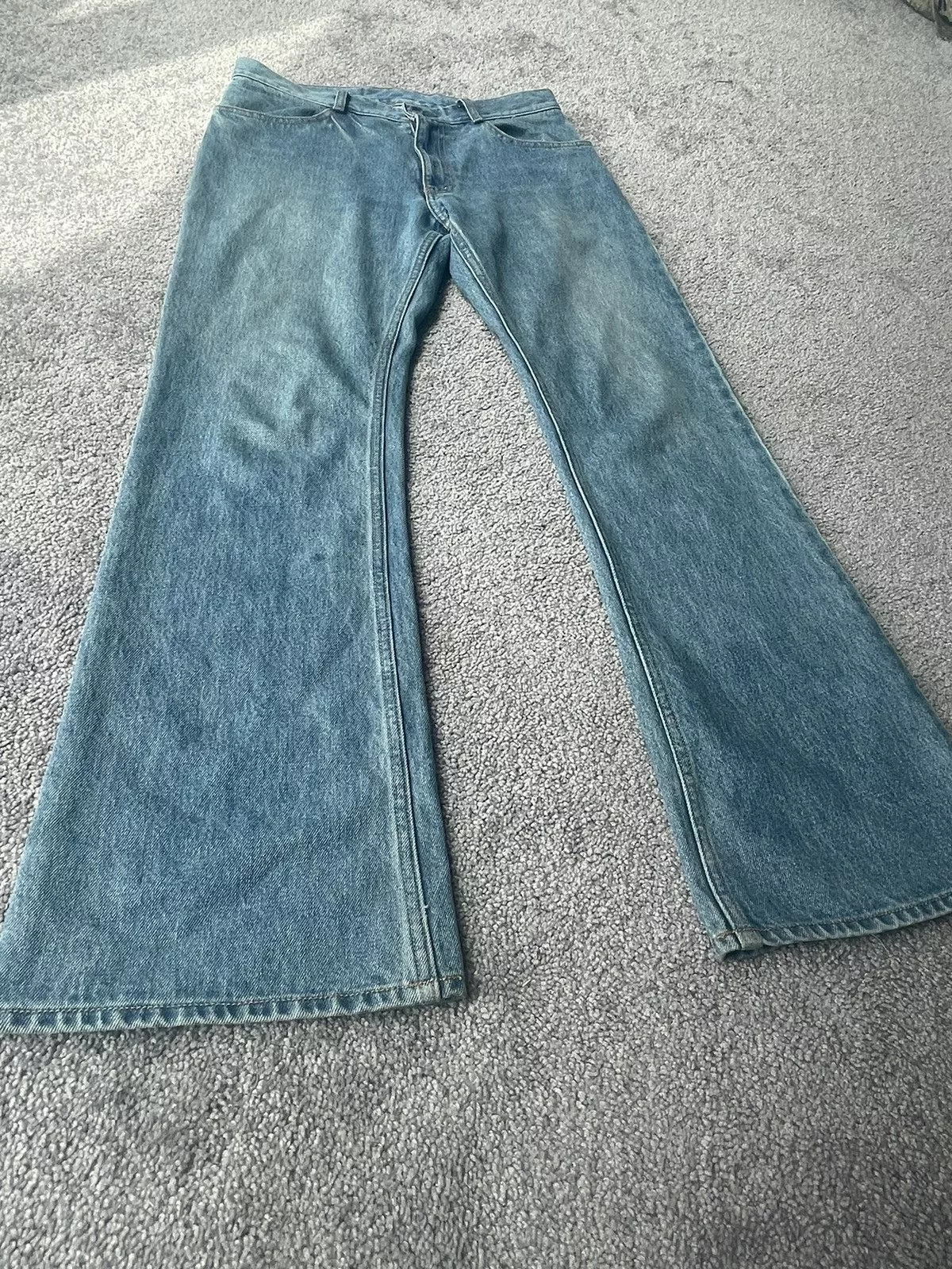 Beams Plus Denim Beams Plus Beams Anti Vintage Flared Jeans Blue