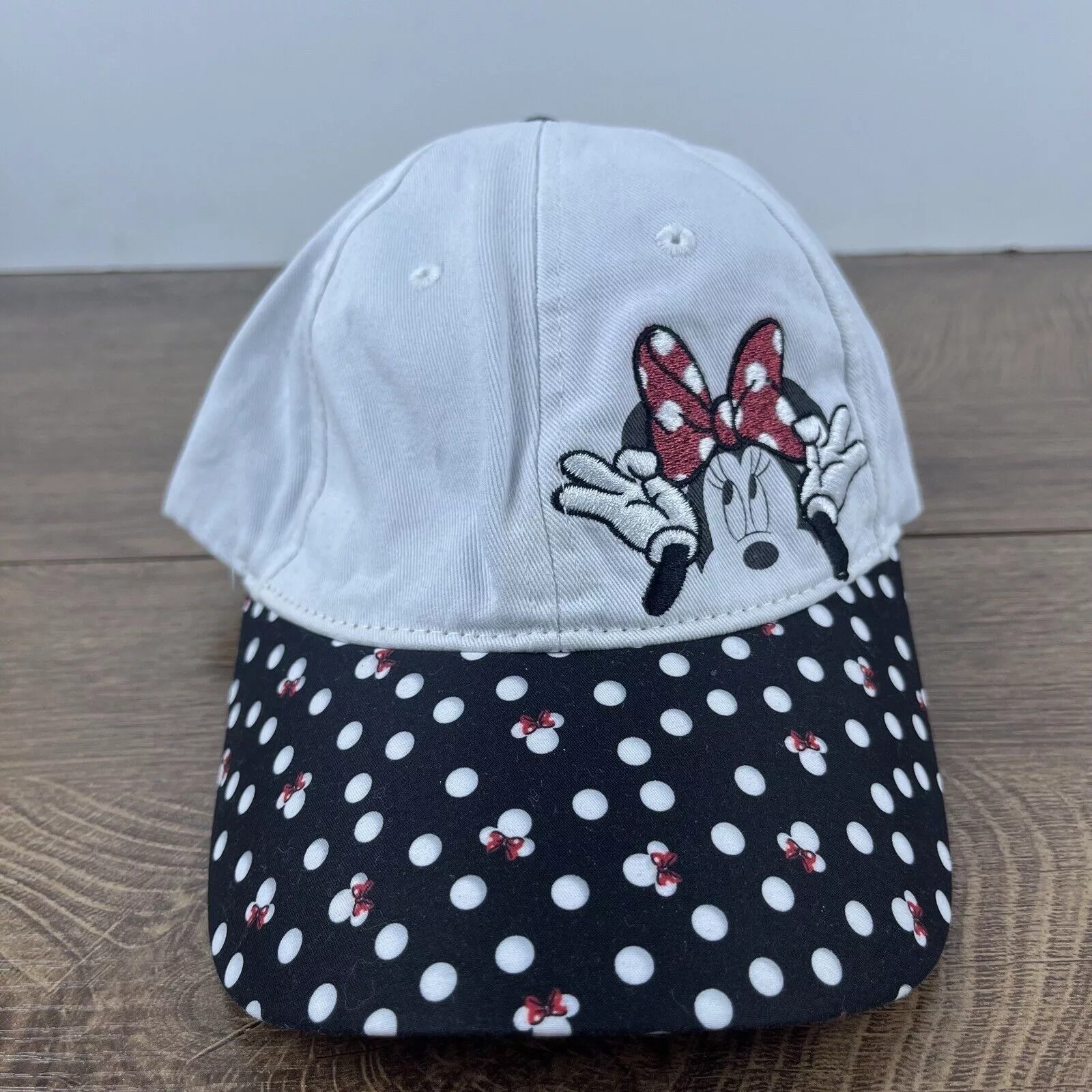 Other Hats Other Minni Mouse Hat Mini Mouse Hat White Adjustable Hat White Ad
