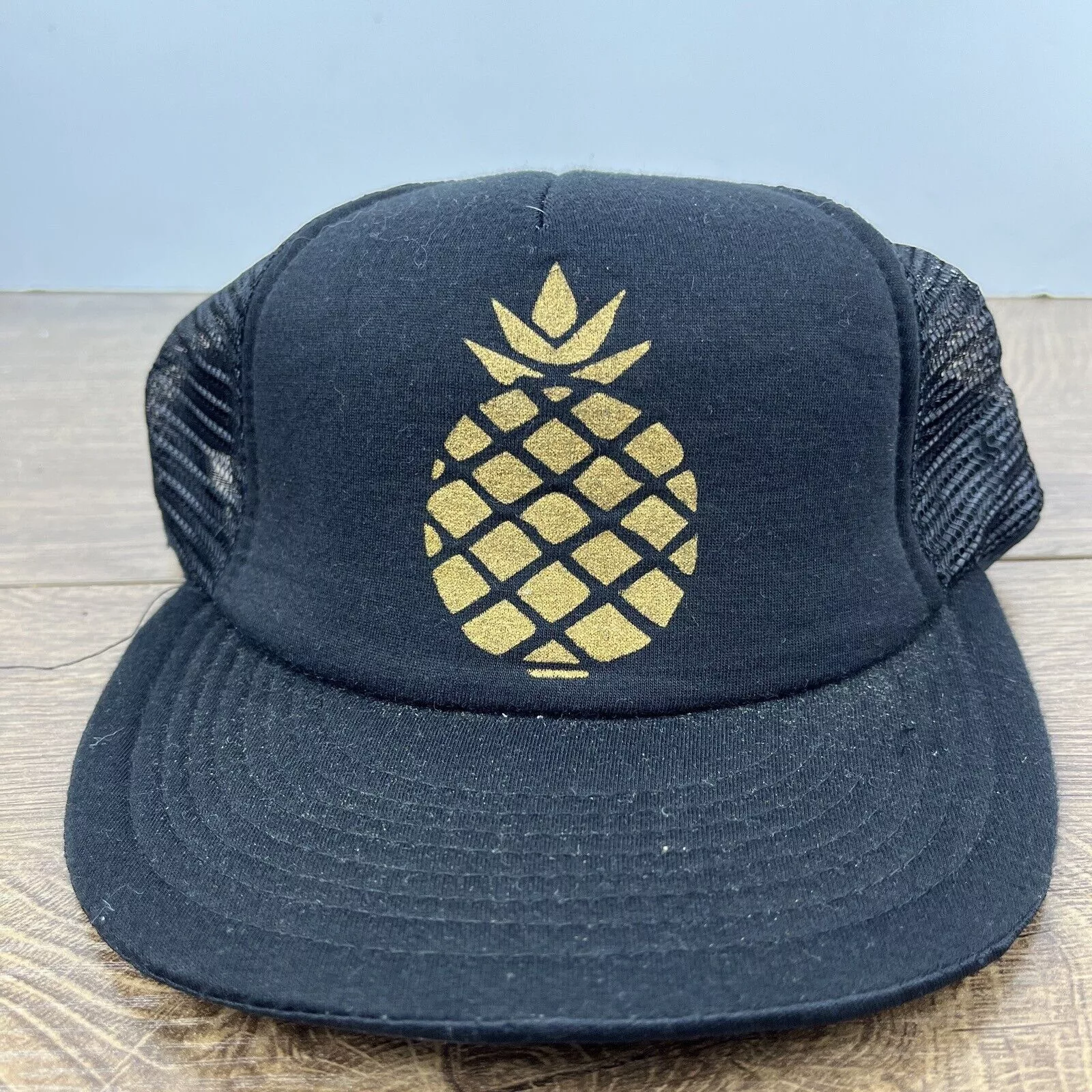 Other Hats Other Pineapple Hat Pineapple Hat Black Hat Adjustable Snapback Ad