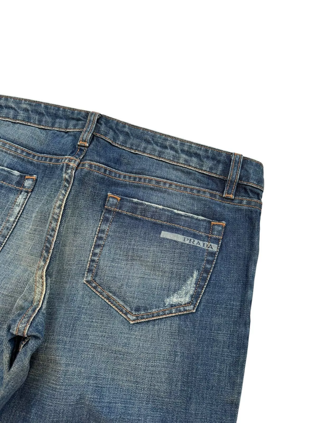Prada Denim Prada Straight Fit Denim Blue Jean