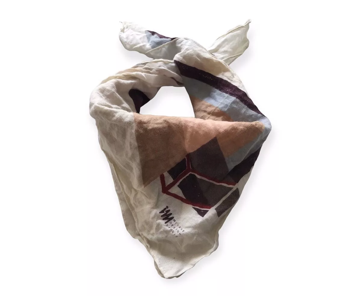 Designer Gloves Scarves Designer × Issey Miyake Issey miyake design studio scraf White