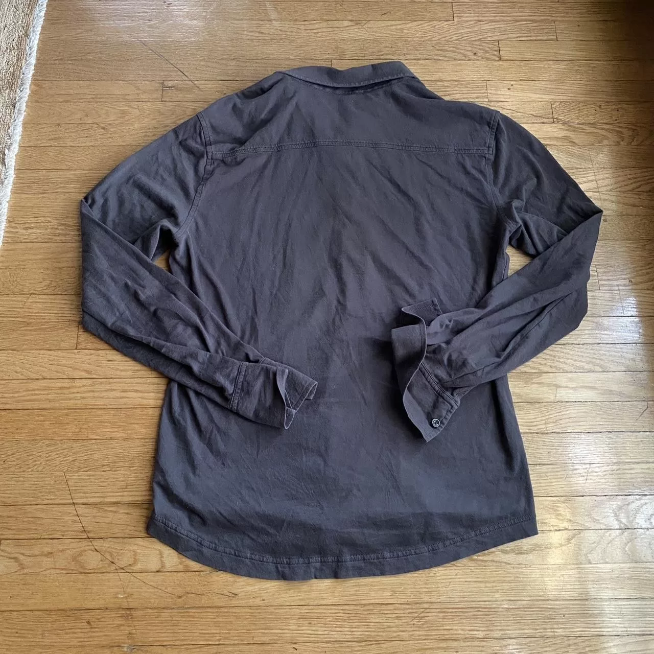 Express Shirts Button Ups Express Graphic button up tee Gray