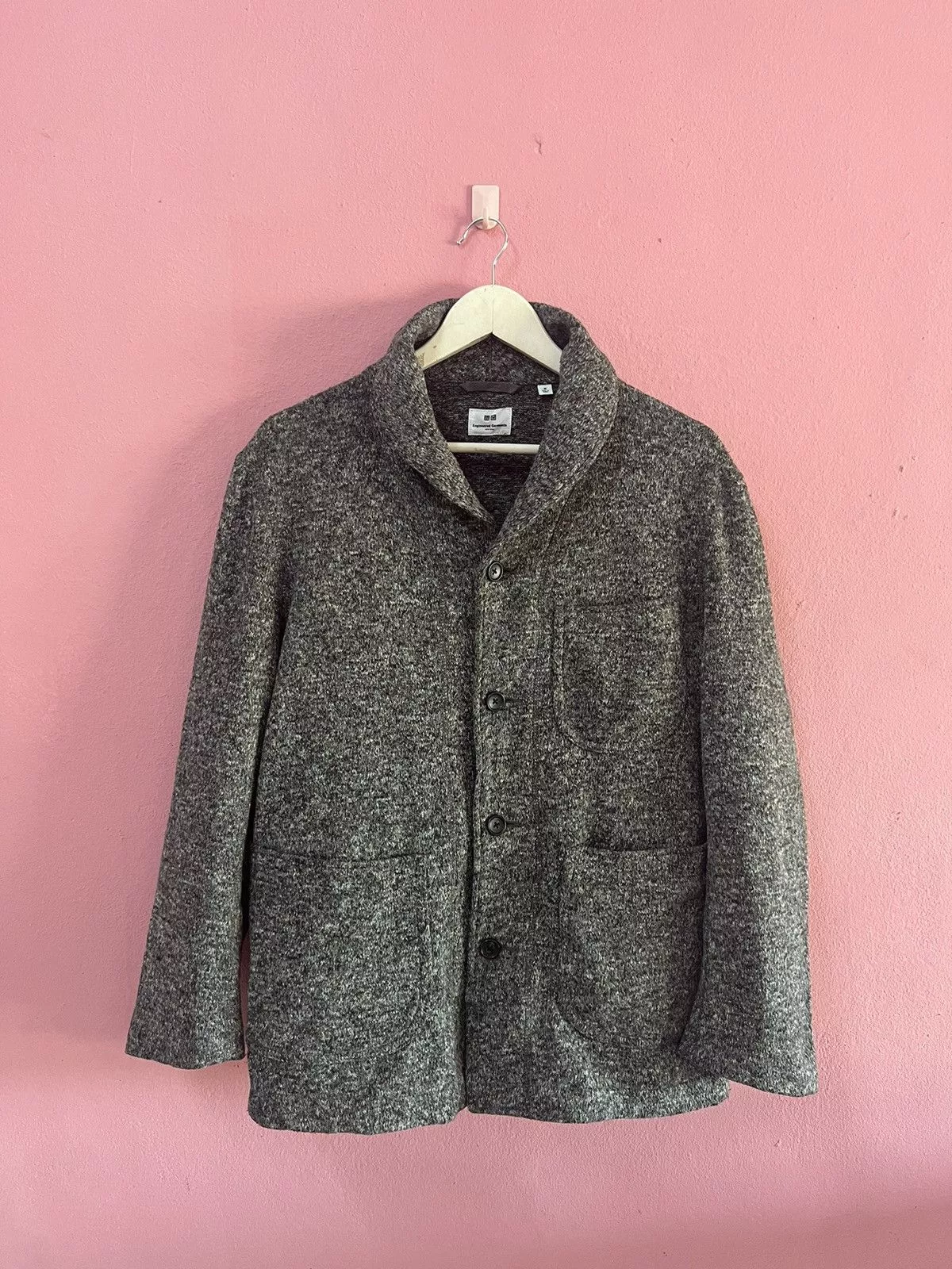 Engineered Garments Cloaks Capes Engineered Garments × Uniqlo UNIQLO ENGINEERED GARMENTS CARDIGAN JACKET Gray Streetwear