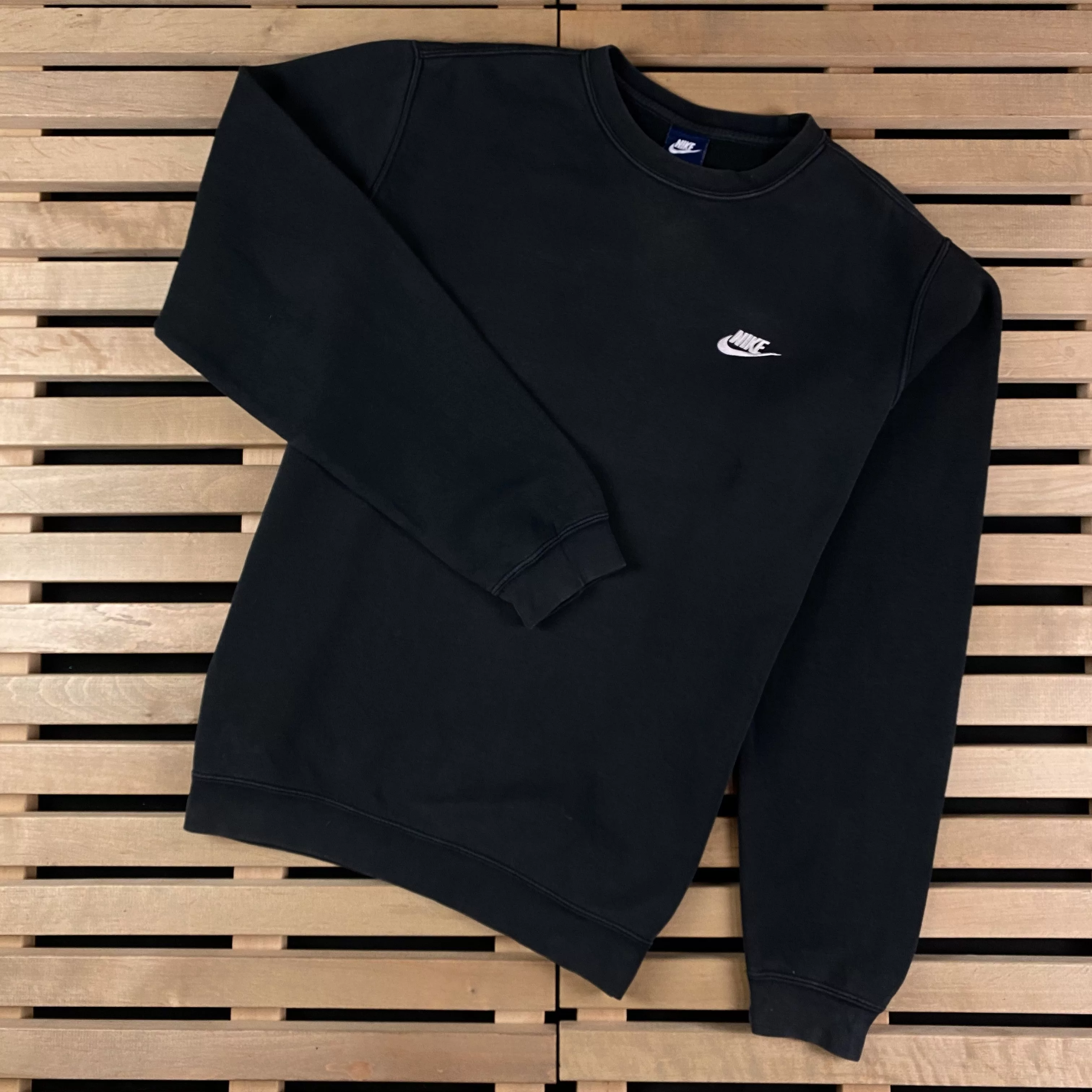 Nike Sweatshirts Hoodies Nike × Vintage Mens Sweatshirt Nike Vintage Size L Black Streetwear