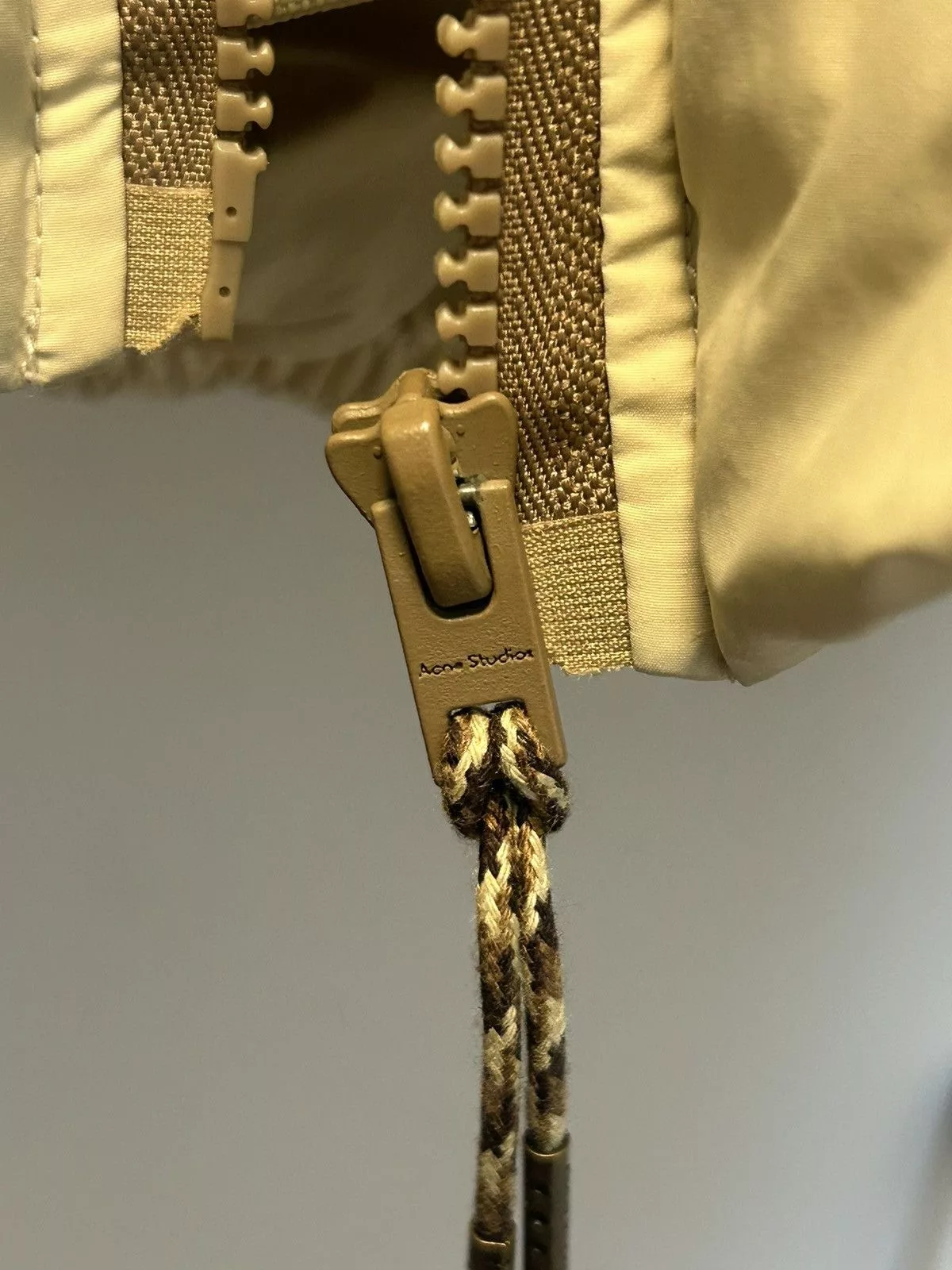 Acne Studios Down Jackets Acne Studios acne studio cropped quilted down puffer jacket Beige