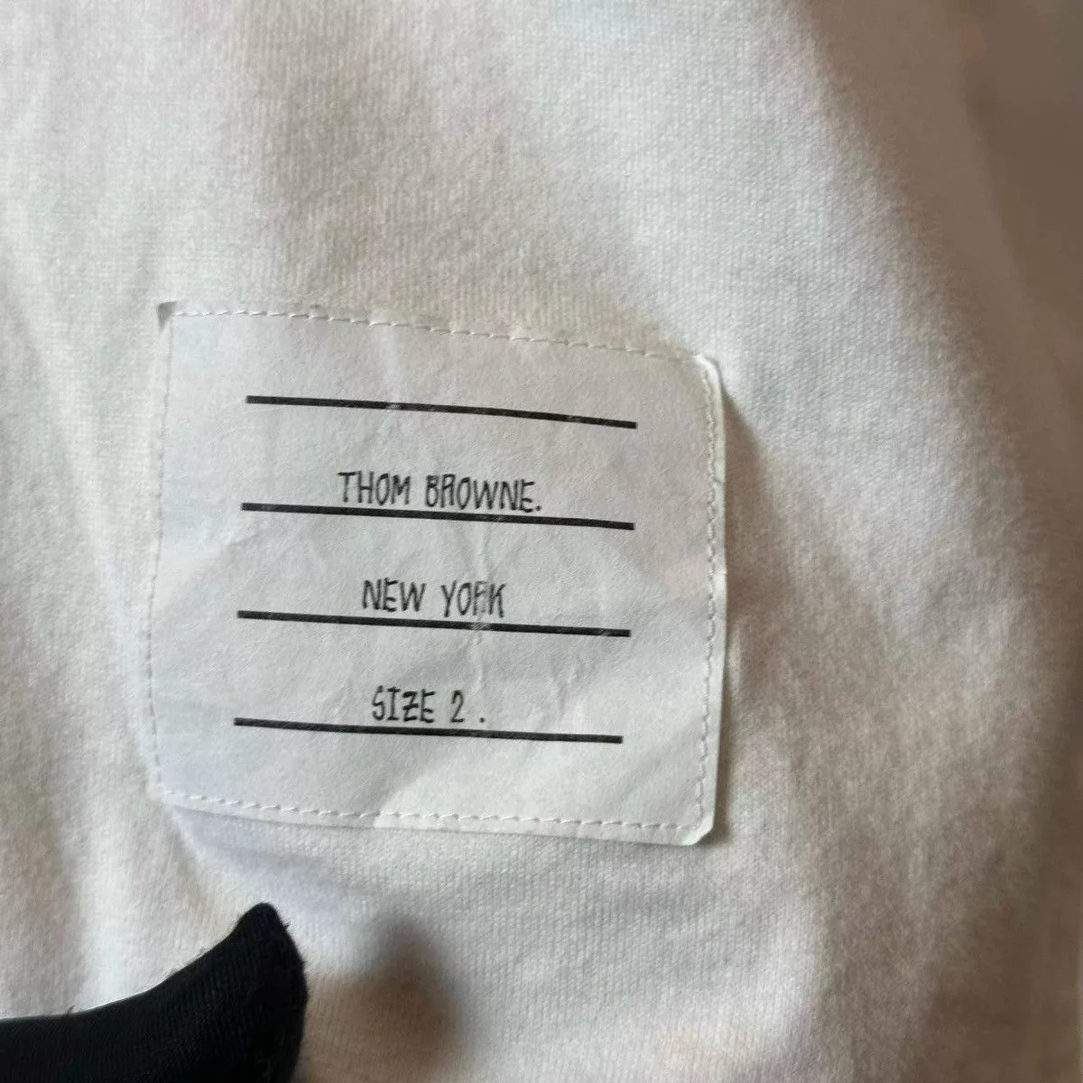 Thom Browne Polos THOM BROWNE BASIC POLO SHIRT White Luxury