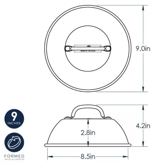 Cheese Melting Dome Lid