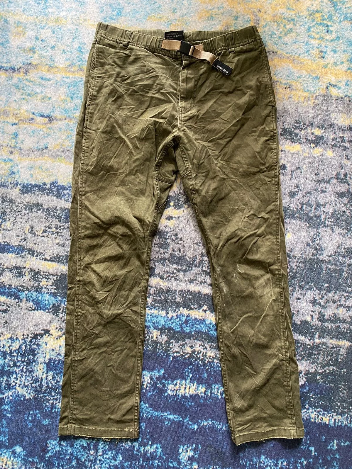 Manastash Casual Pants Manastash Flex Climber Pants Olive Green