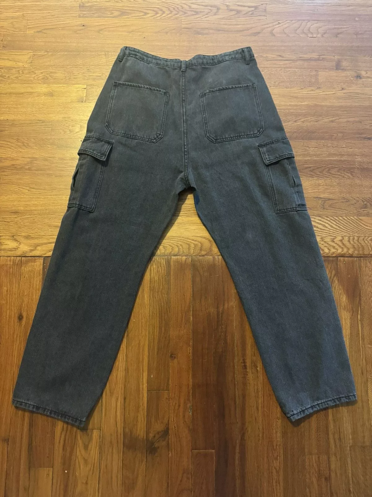Vintage Denim Vintage Cargo Denim Pants Black