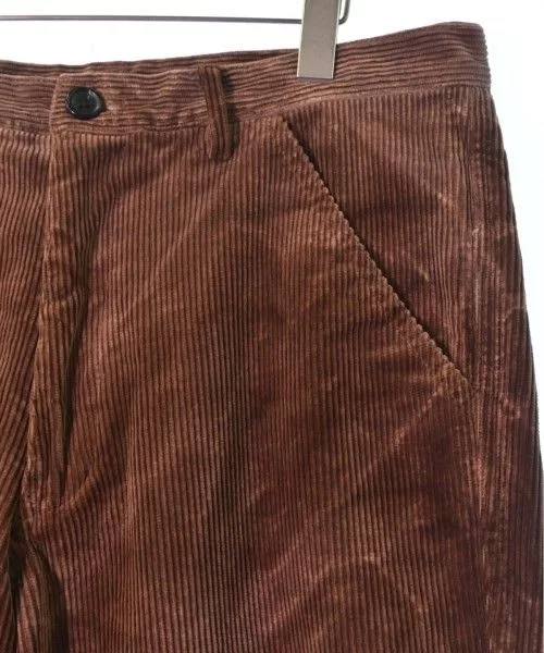 Comme des Garcons SHIRT Casual Pants Plain Slacks Cotton Brown