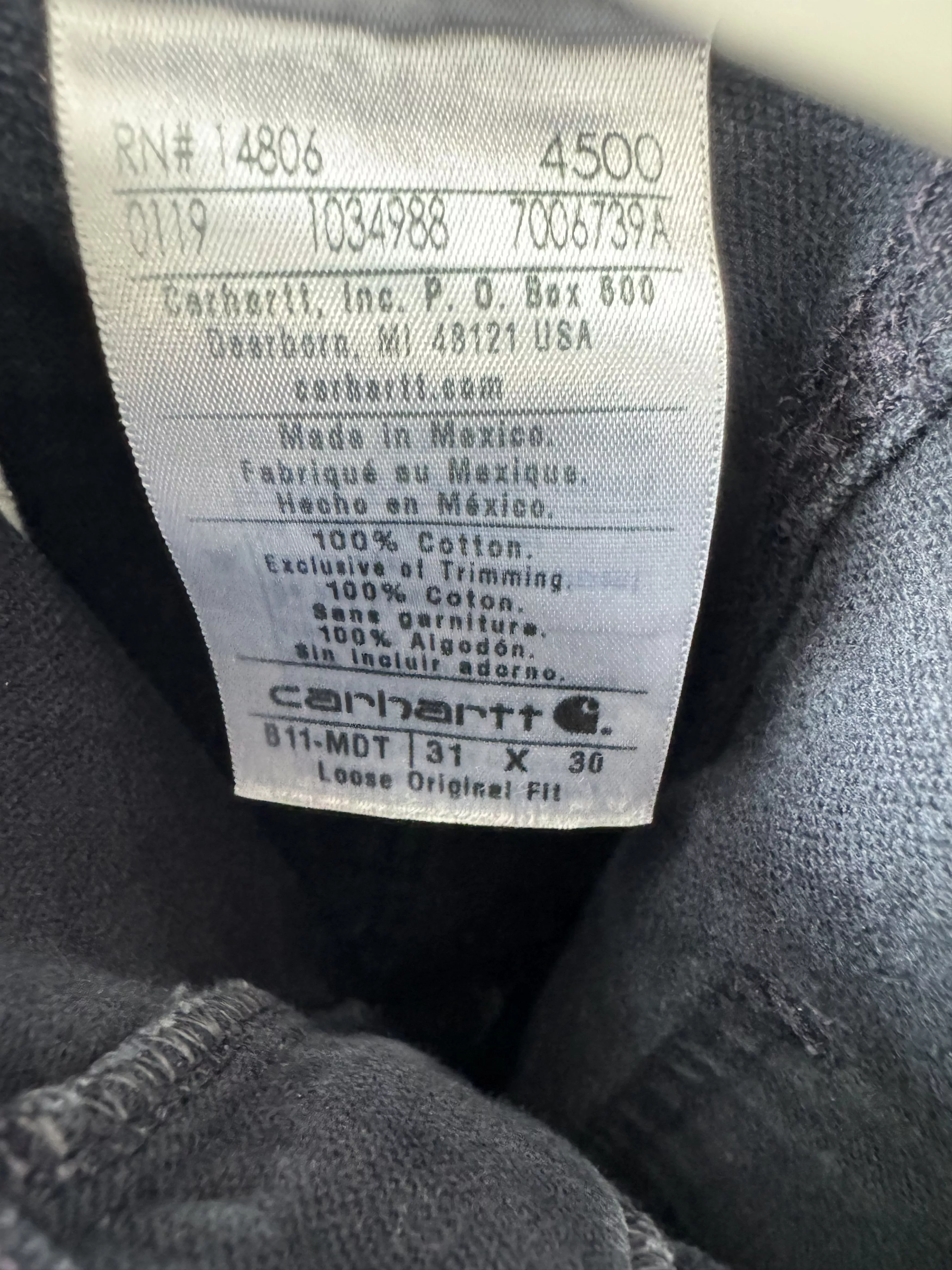 Carhartt Casual Pants Carhartt Carpenter Pants Blue