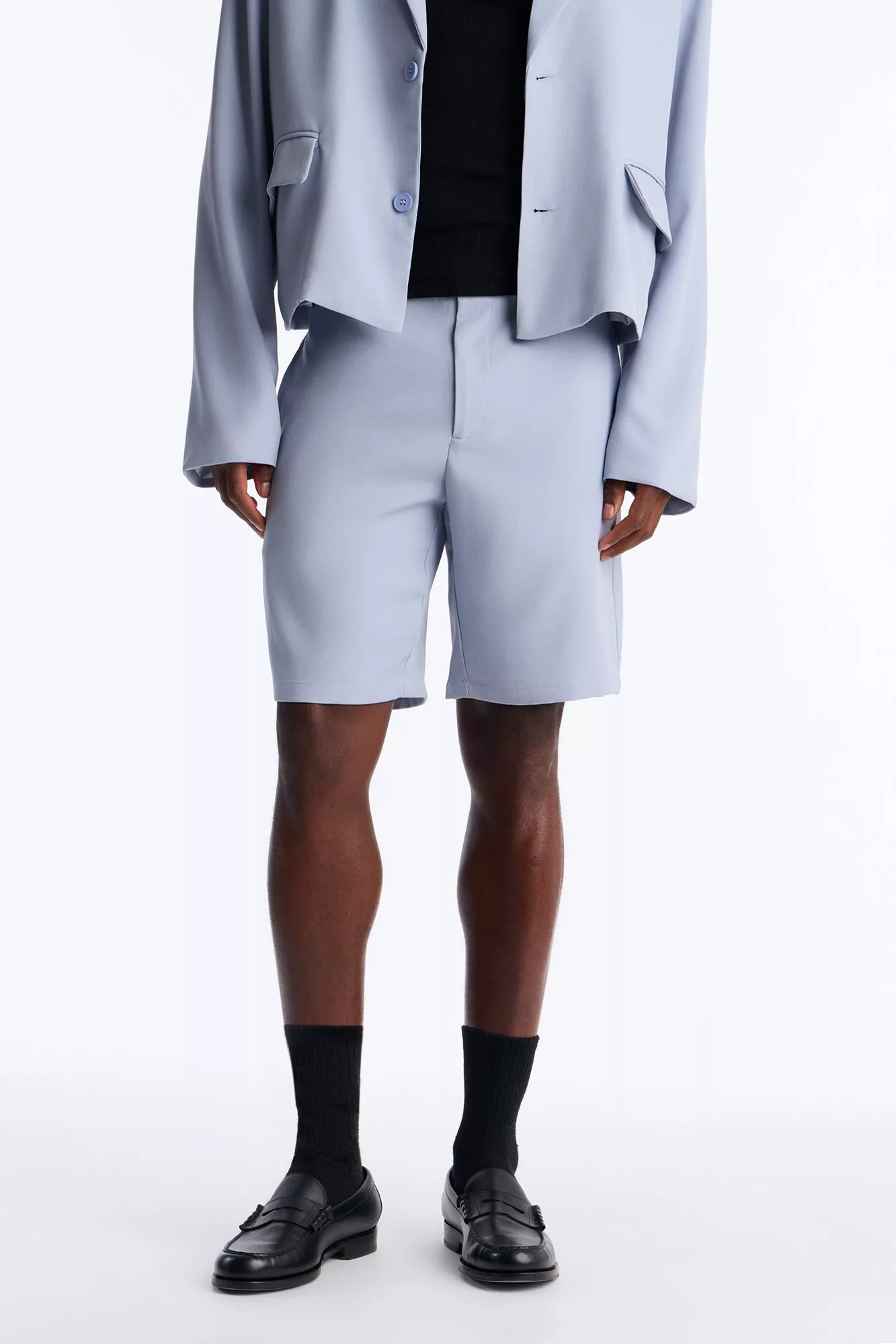 Maison Tailored Belvedere Slim Short - Light Blue