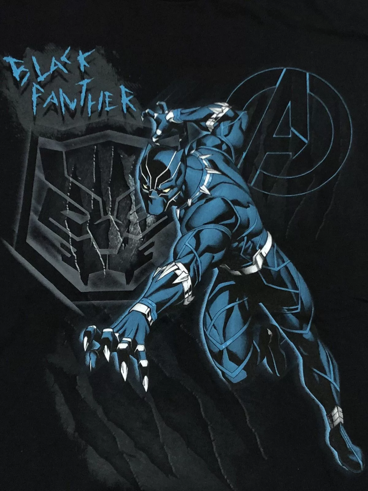 Marvel Comics Short Sleeve T Shirts Marvel Comics × Universal Studios Black Panther Marvel Universal Studios Tee