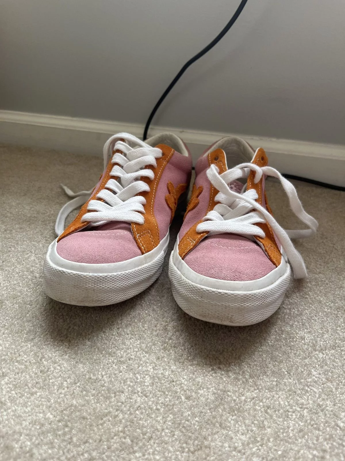 Converse Low Top Sneakers Converse × Golf le Fleur × Golf Wang Tyler the Creator × Converse One Star (Pink & Orange)