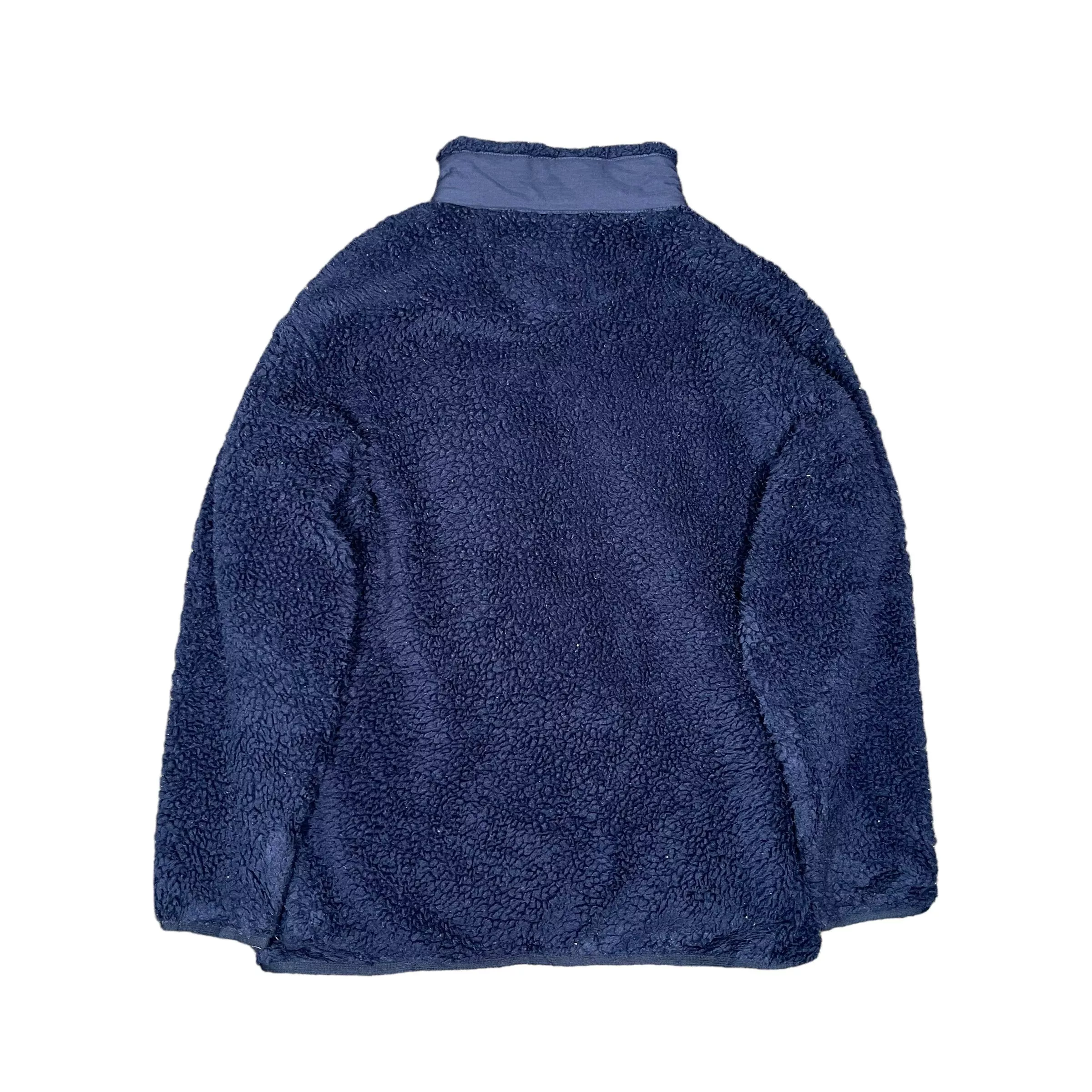White Mountaineering Light Jackets White Mountaineering Sherpa Fleece Deep Pile Sweater Blue