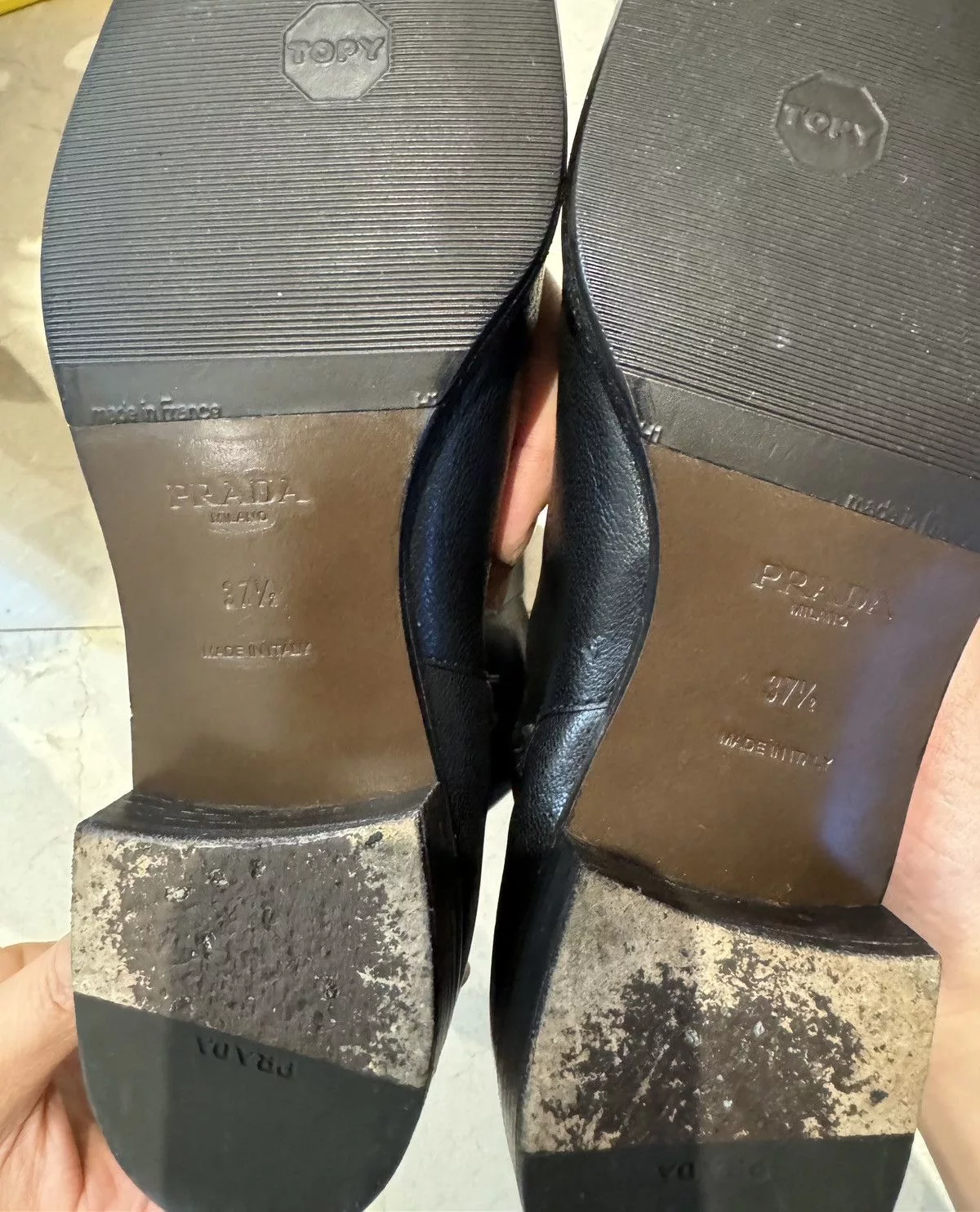 Prada Boots PRADA Black Leather Boots