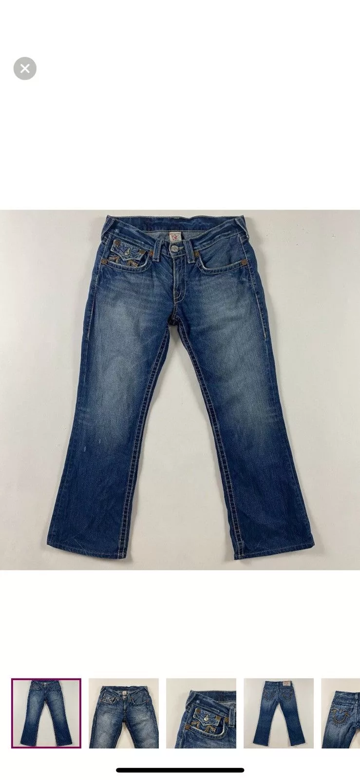 Vintage true religion denim jeans Black
