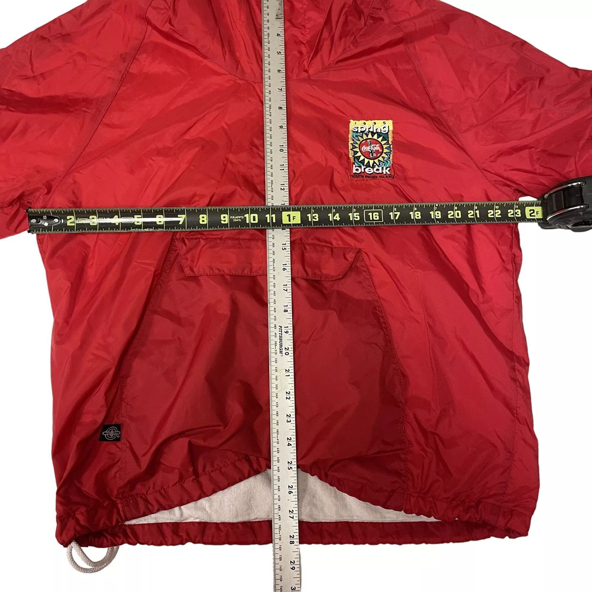 Other Light Jackets Other Vtg Charles River SPRING BREAK South Padre Coca Cola Jacket Red