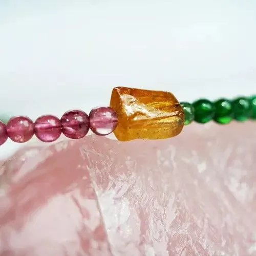 Handmade Jewelry Watches Unisex Natural Stone Beads Bracelet Handmade Multi Streetwear