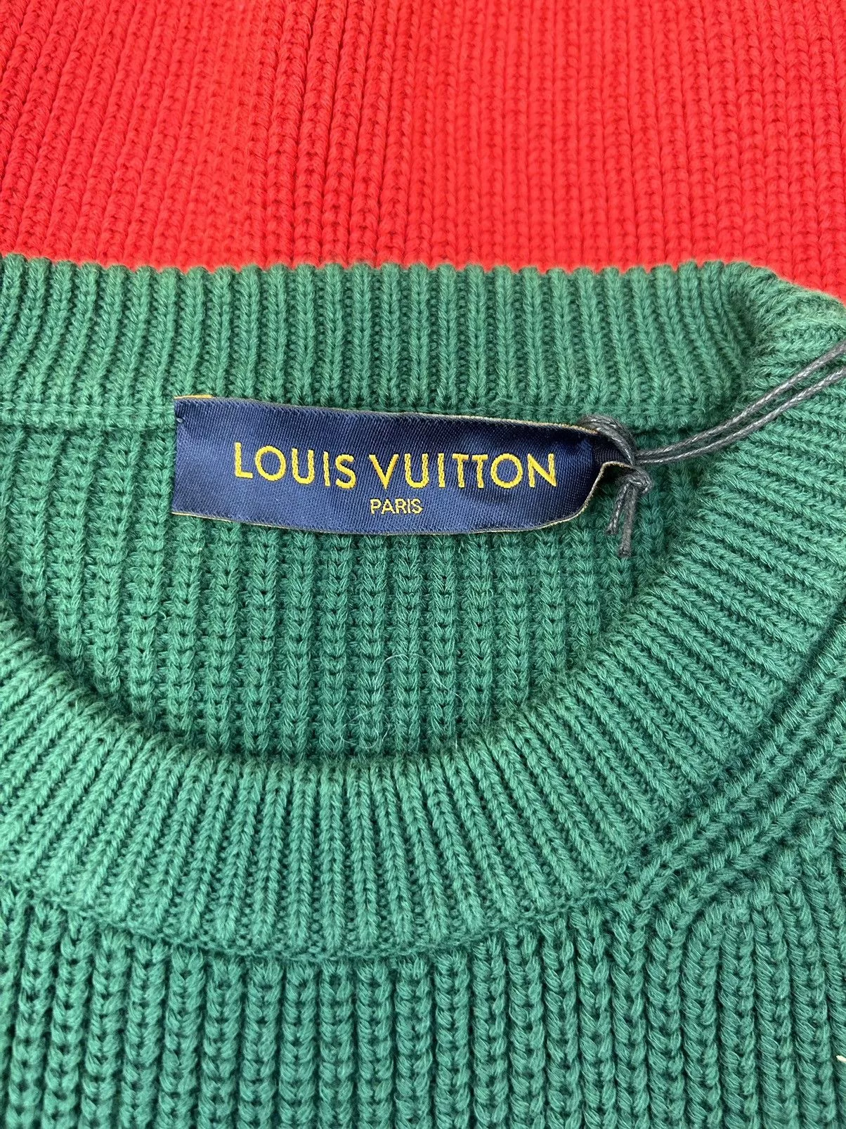 Louis Vuitton Sweaters Knitwear LOUIS VUITTON JAMAICAN STRIPE PULLOVER SWEATER Multi