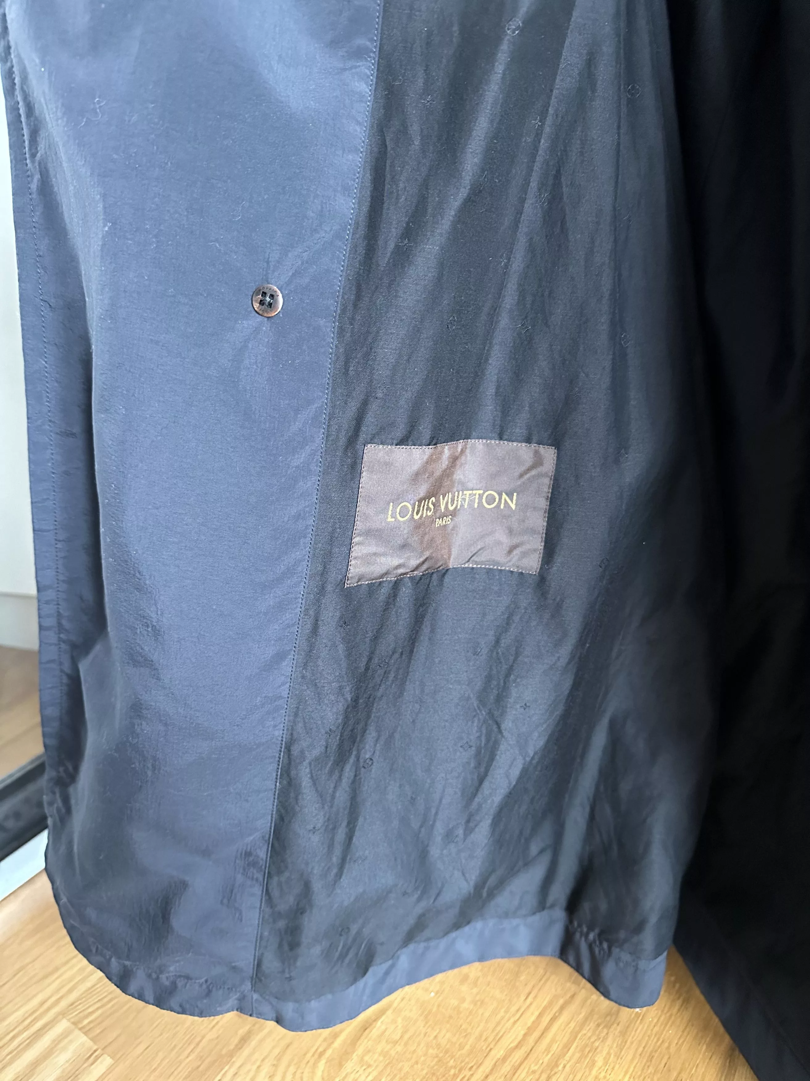 Louis Vuitton Light Jackets Louis Vuitton trench coat Blue